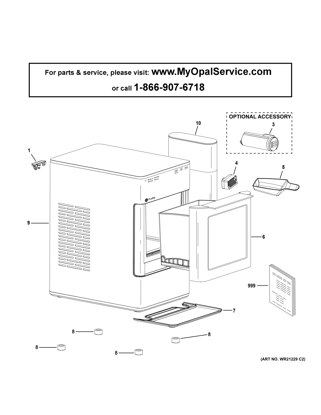 GE XPIO13BCFBT Refrigerator Parts List | Reliable Parts