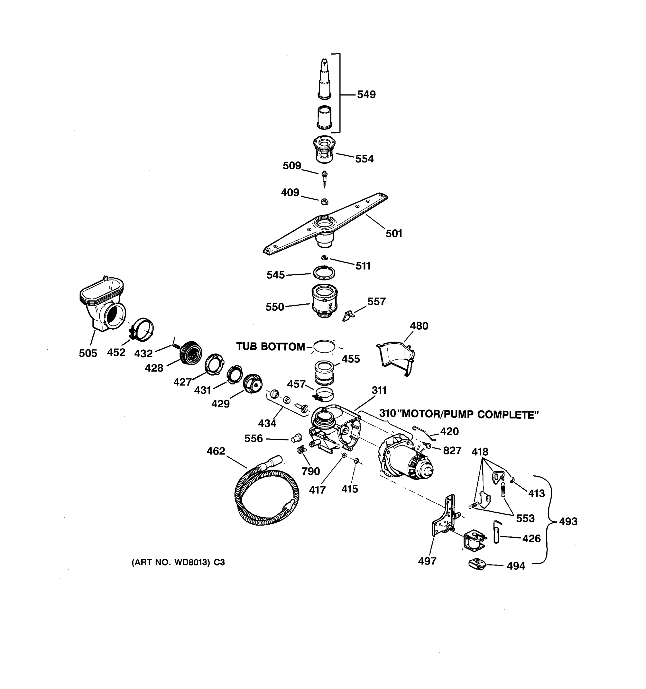 MOTOR-PUMP MECHANISM
