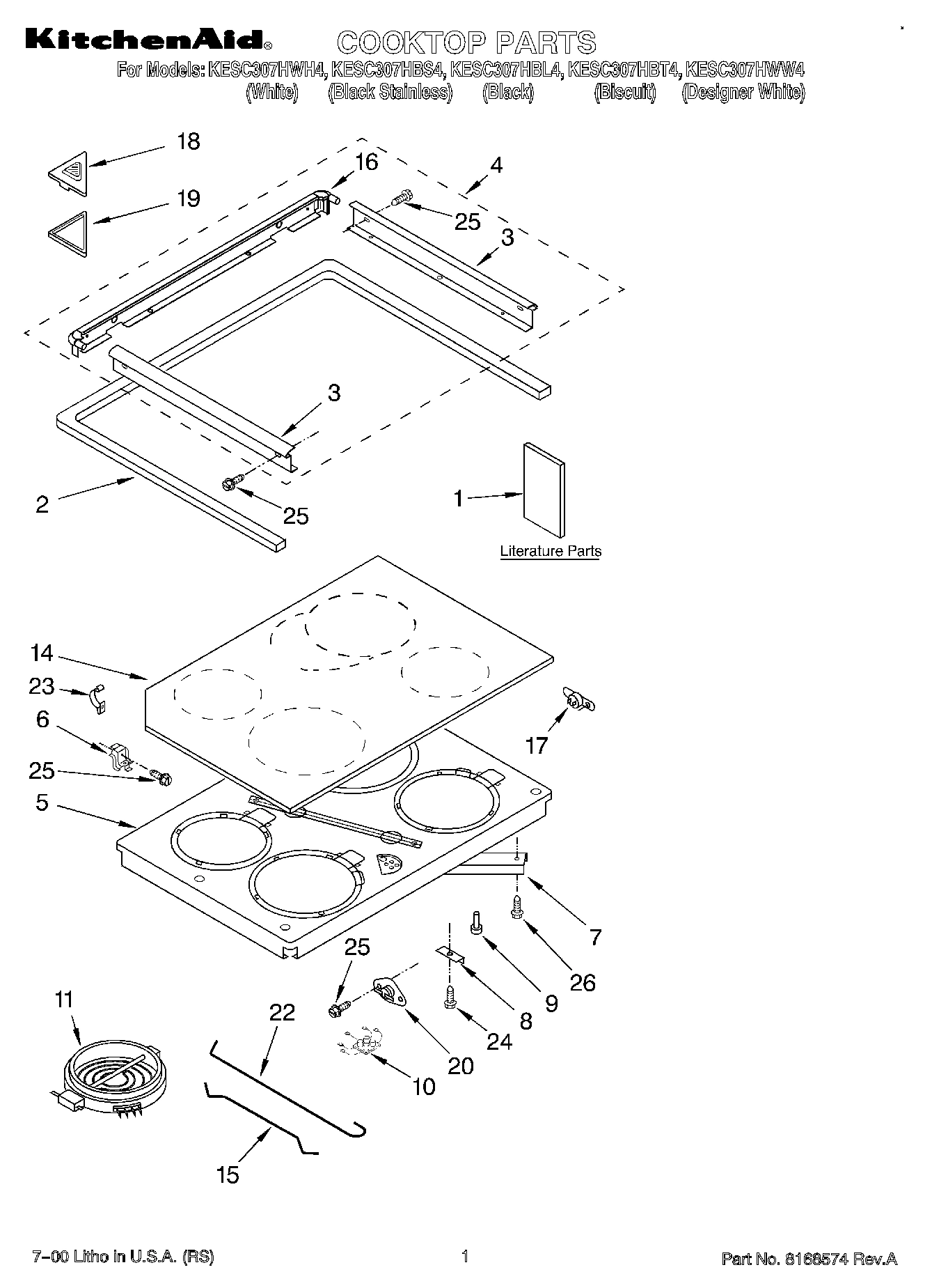 01 - COOKTOP, LITERATURE