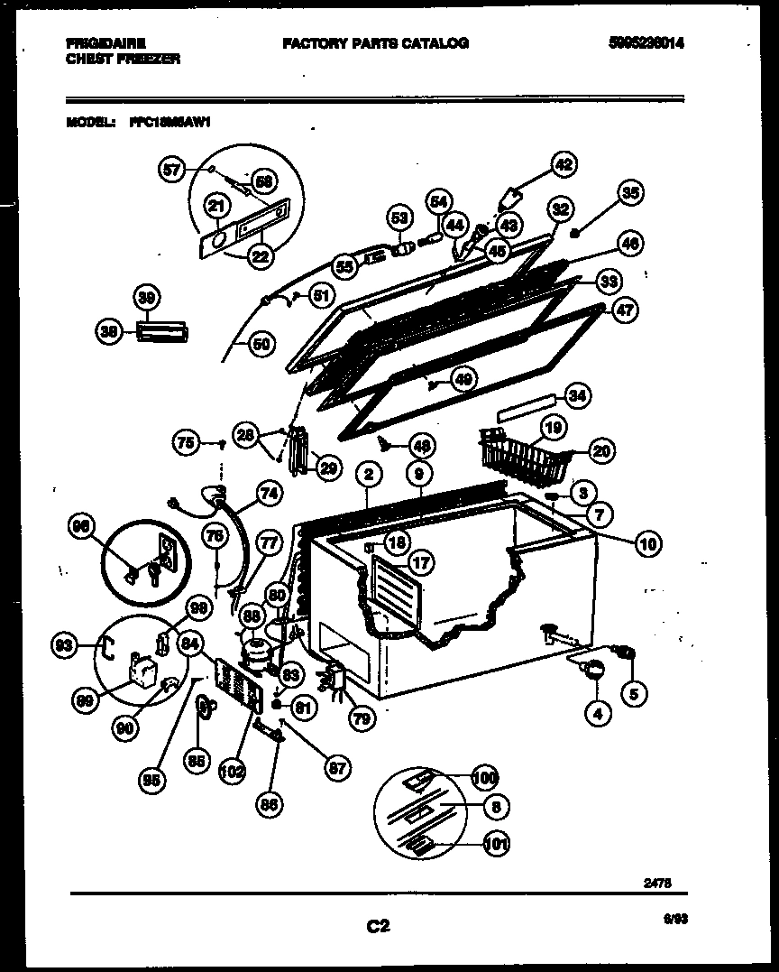 02 - CHEST FREEZER PARTS
