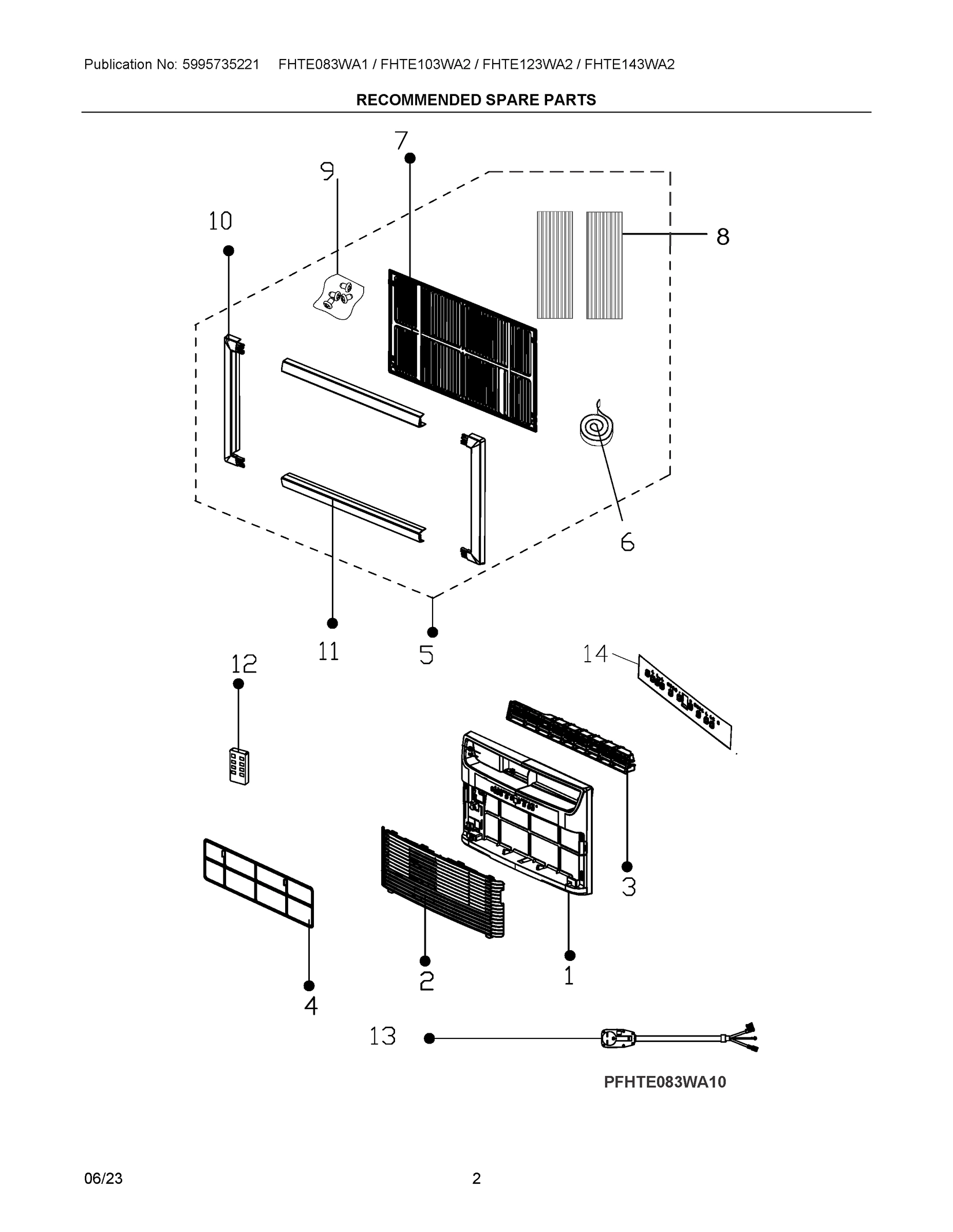 02 - RECOMMENDED SPARE PARTS