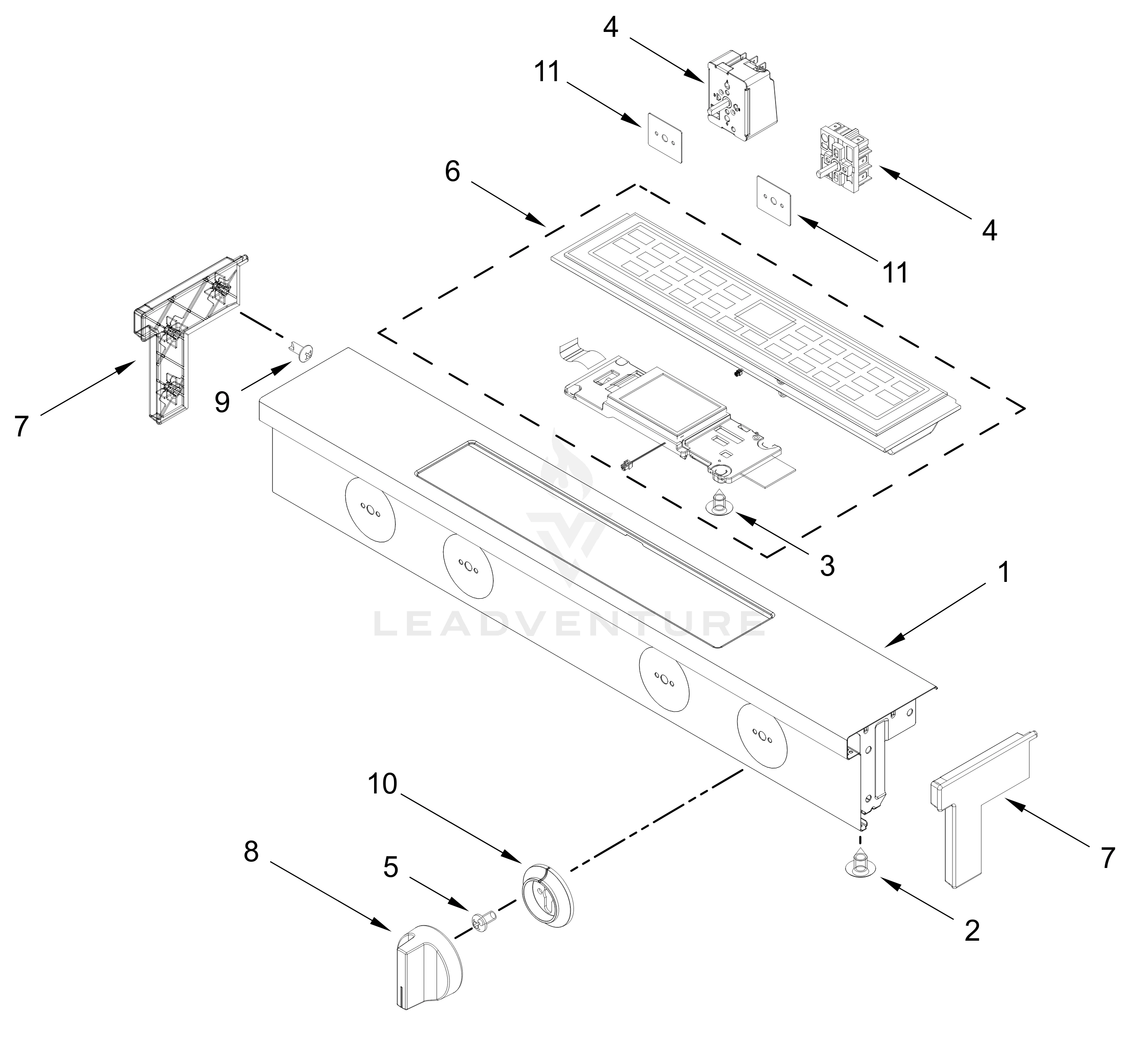 CONTROL PANEL PARTS