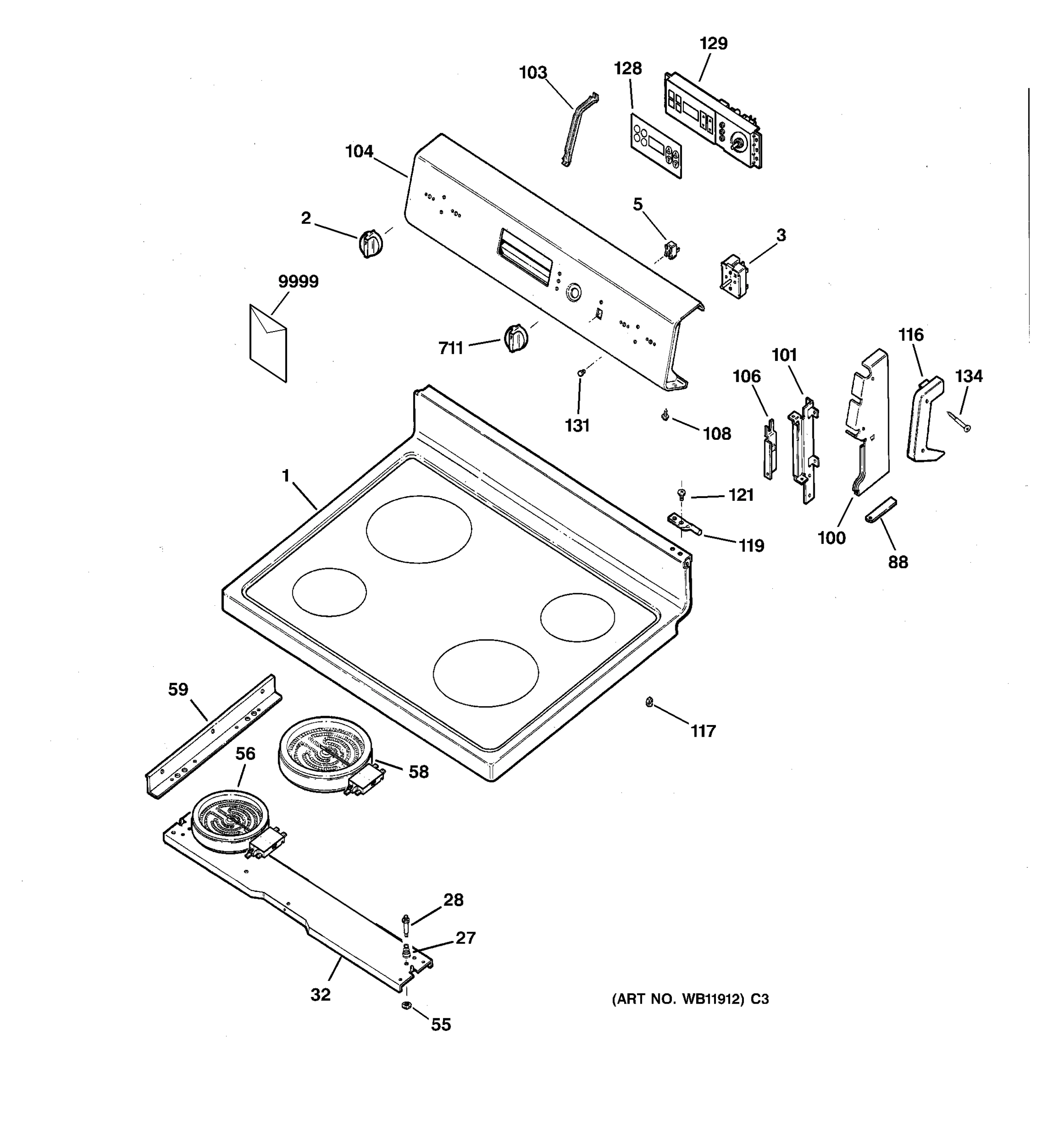 CONTROLS & COOKTOP