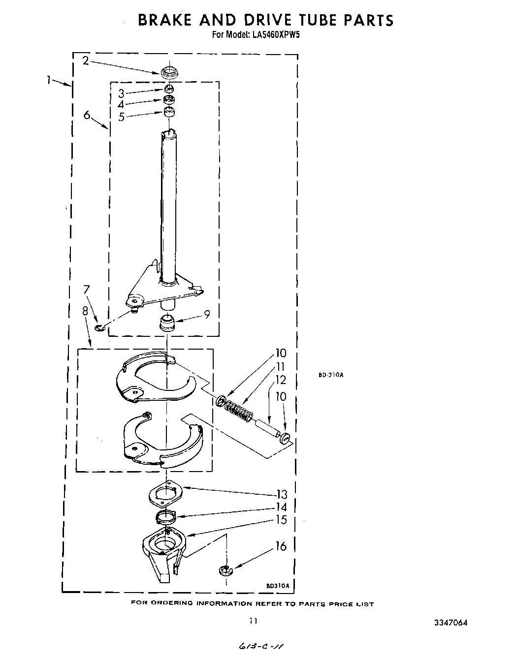 09 - BRAKE AND DRIVE TUBE