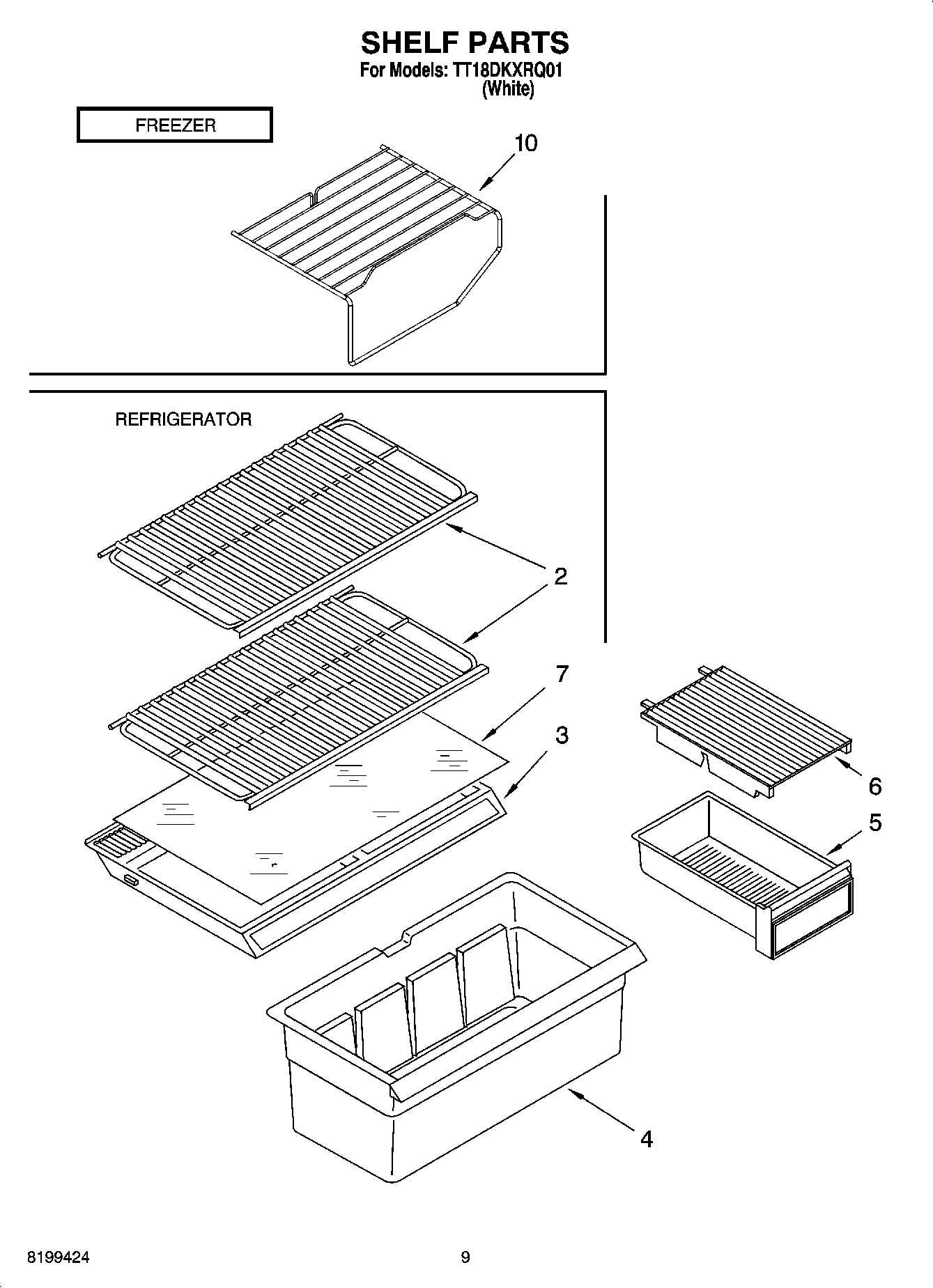 05 - SHELF PARTS, OPTIONAL PARTS
