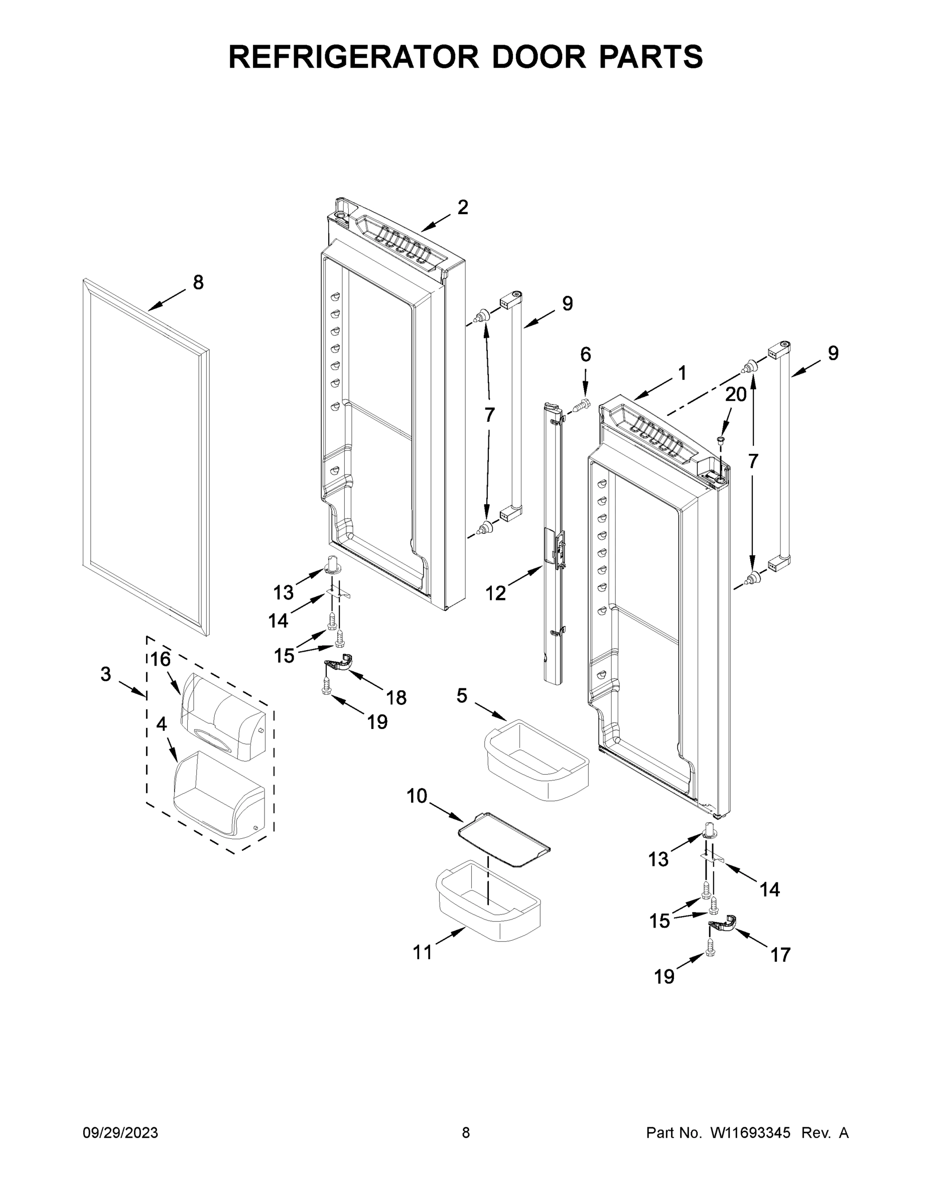05 - REFRIGERATOR DOOR PARTS