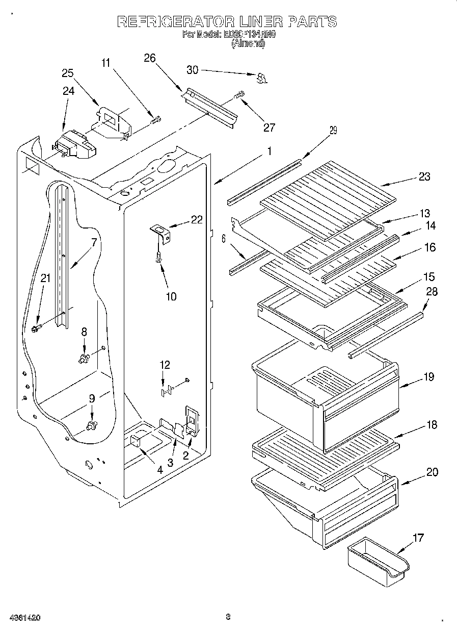 02 - REFRIGERATOR LINER