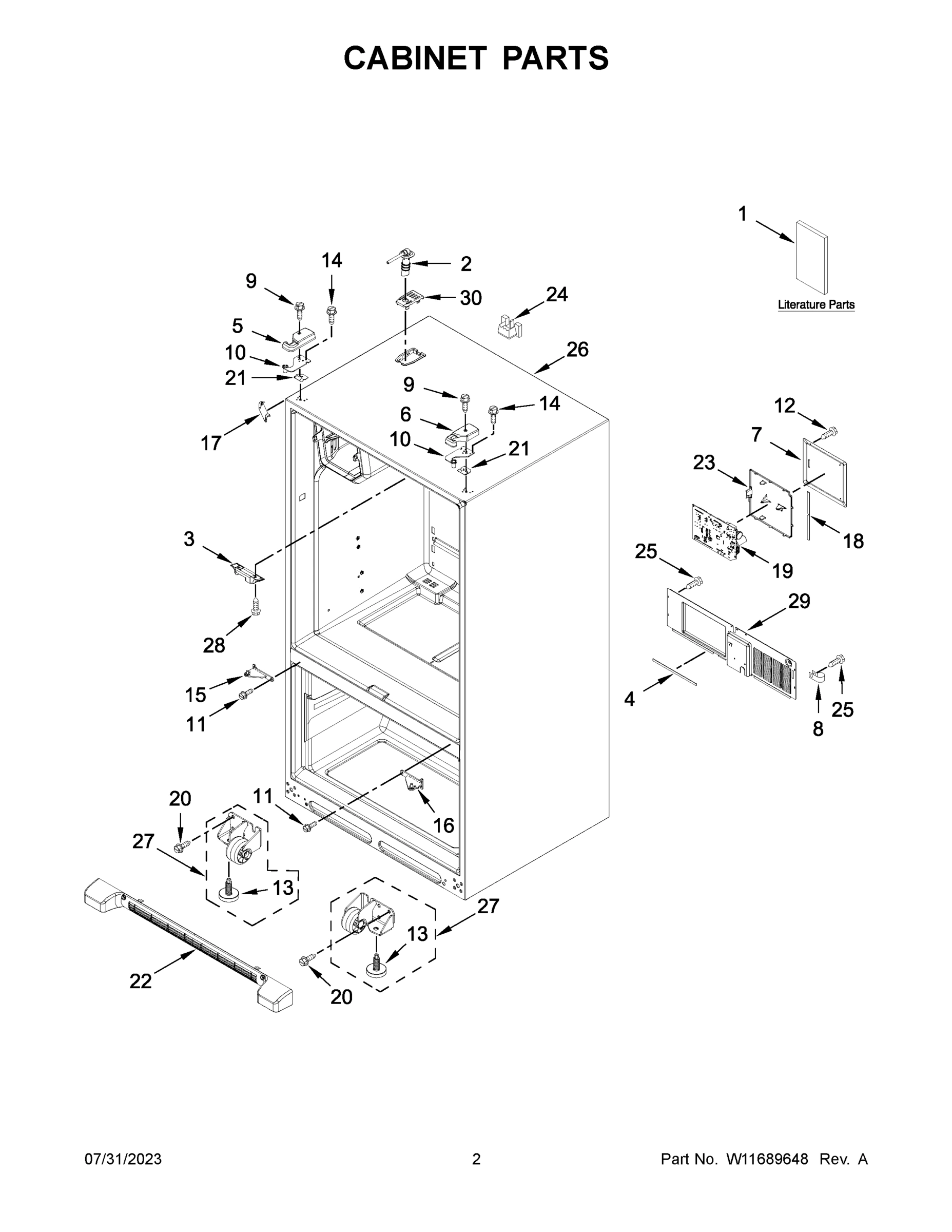 02 - CABINET PARTS