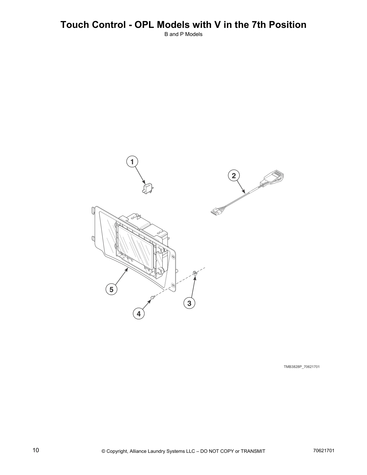 Touch Control - OPL Models with V in the 7th Position