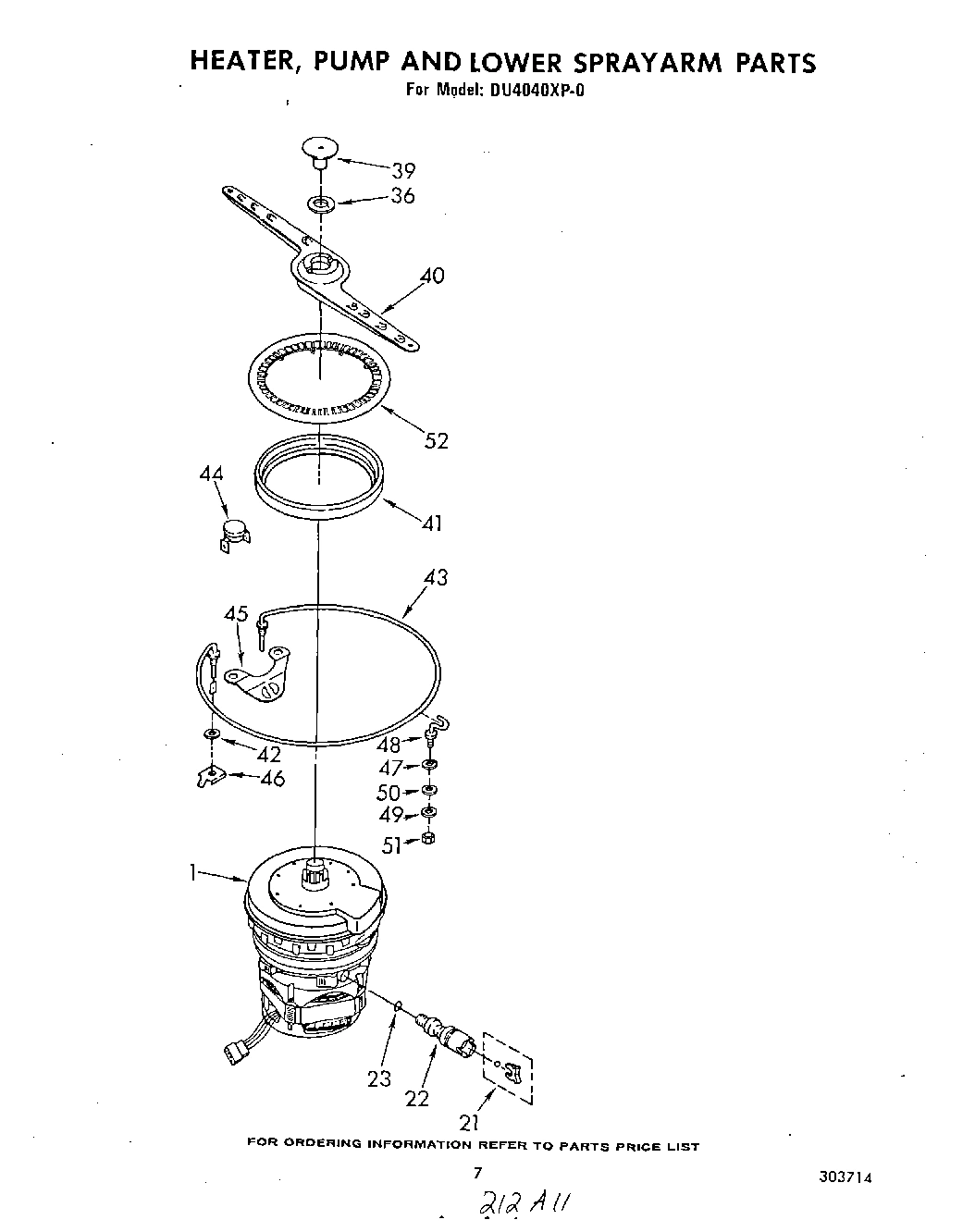 05 - HEATER, PUMP AND LOWER SPRAYARM