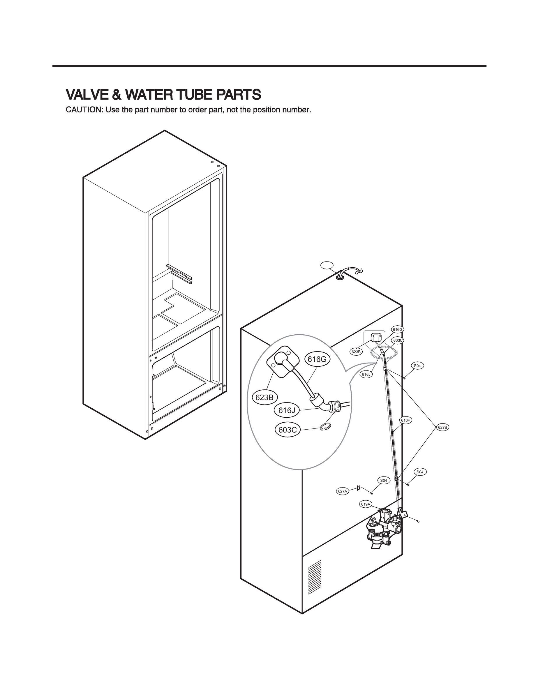 VALVE & WATER TUBE PARTS