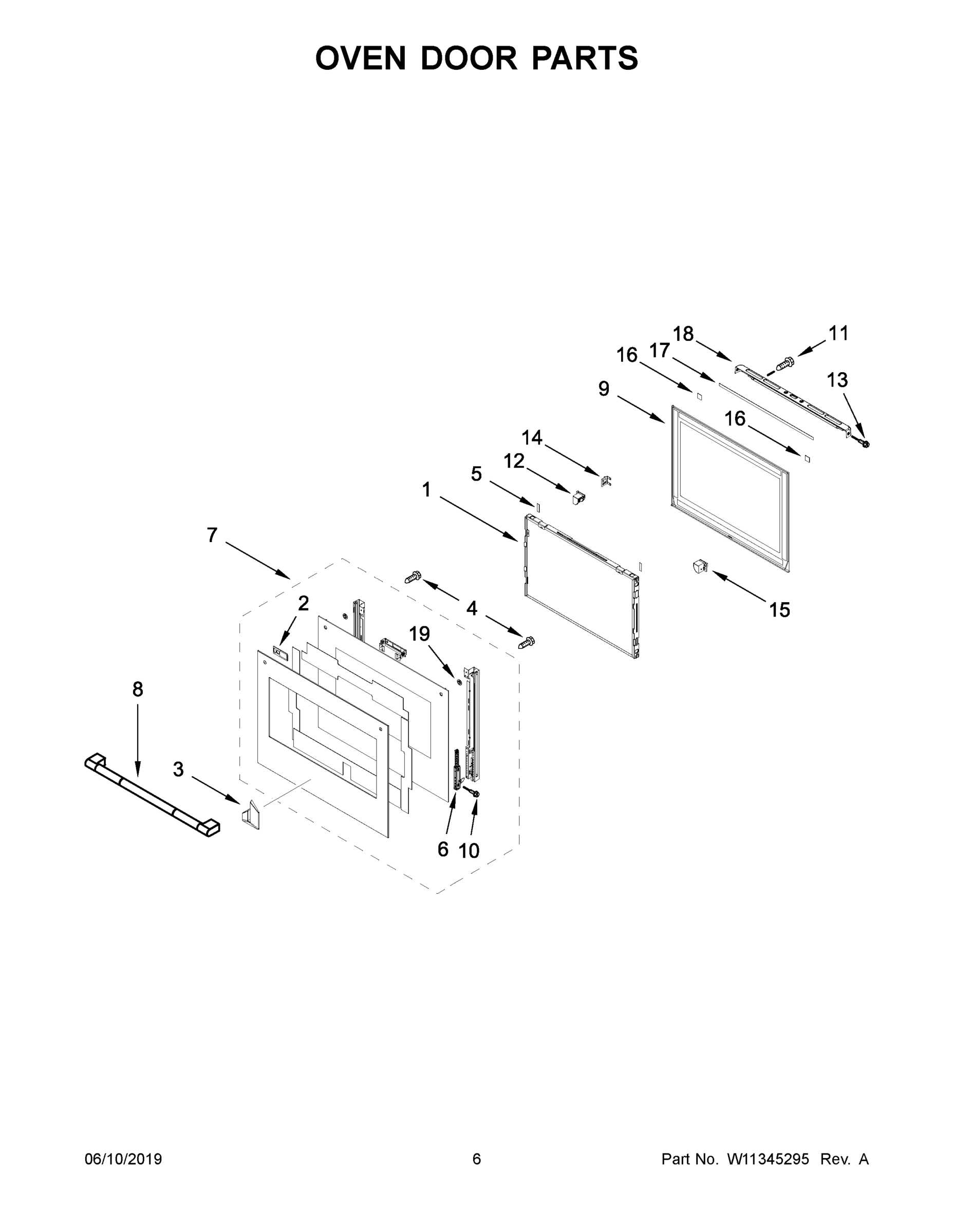 04 - OVEN DOOR PARTS