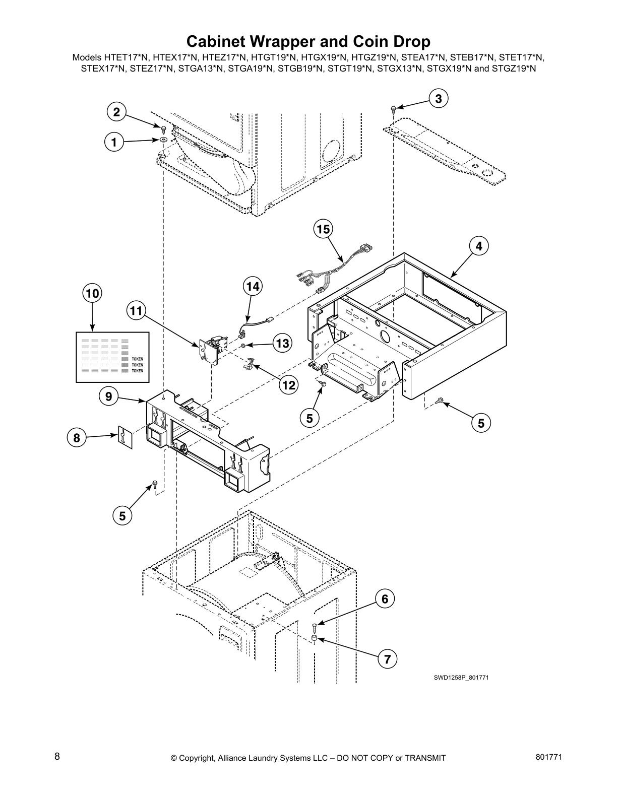Cabinet Wrapper and Coin Drop