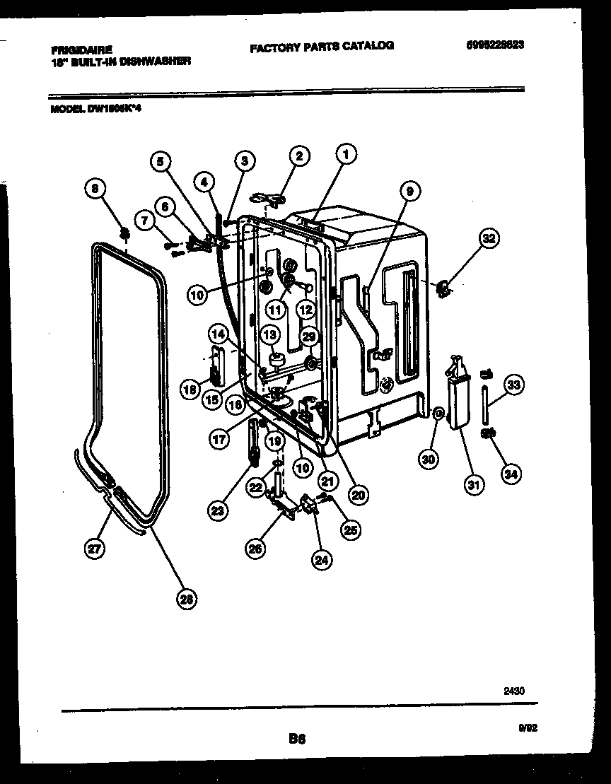 05 - TUB AND FRAME PARTS