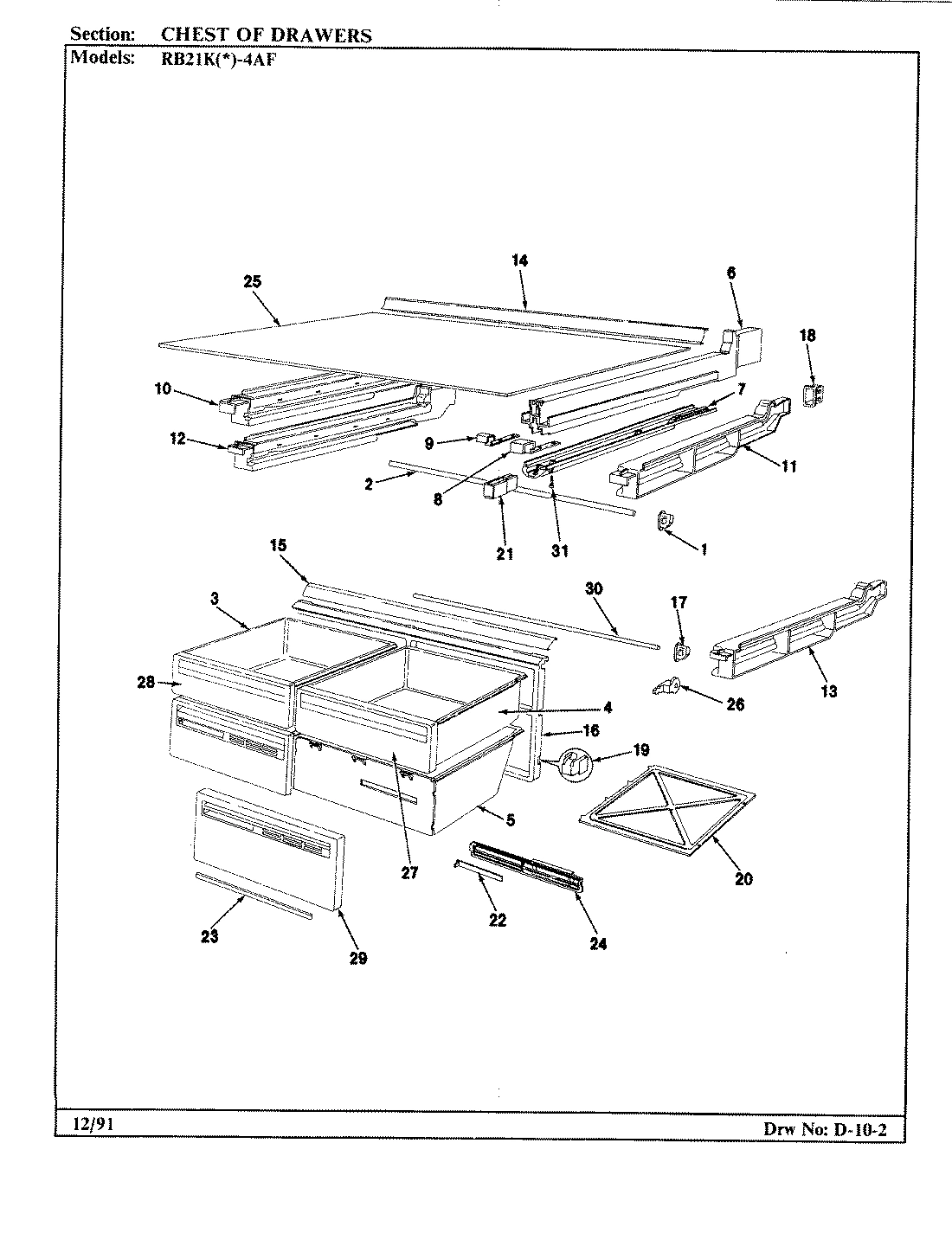01 - CHEST OF DRAWERS
