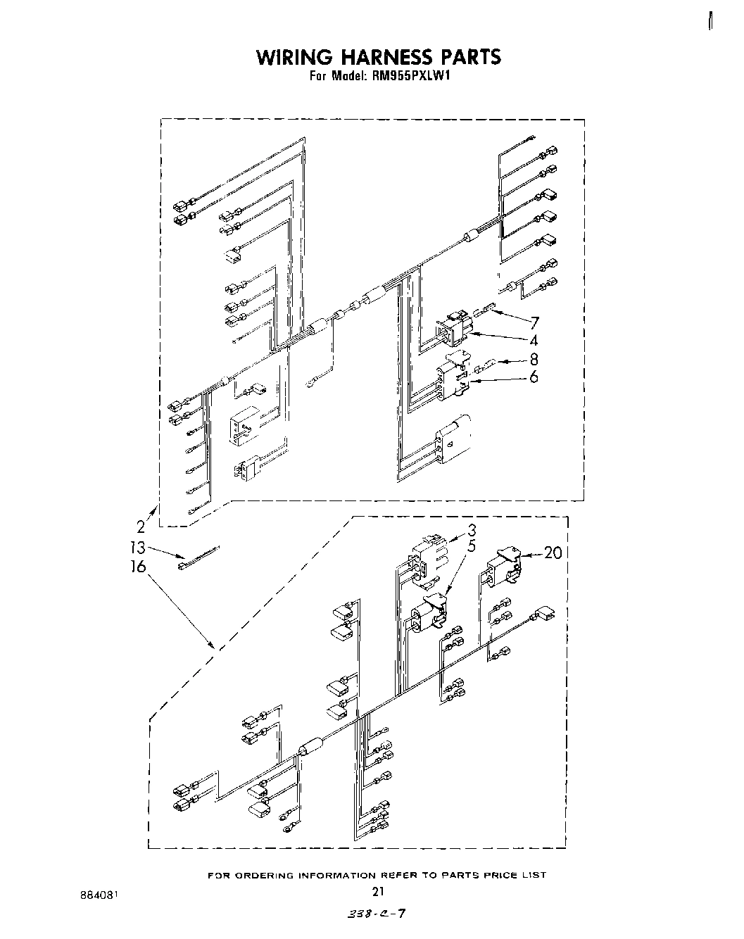 12 - WIRING HARNESS , LITERATURE AND OPTIONAL