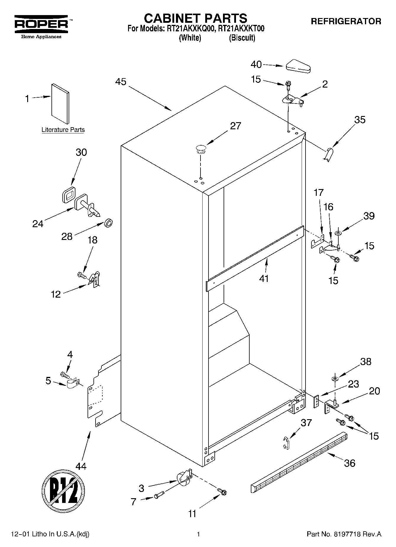 01 - CABINET, LITERATURE
