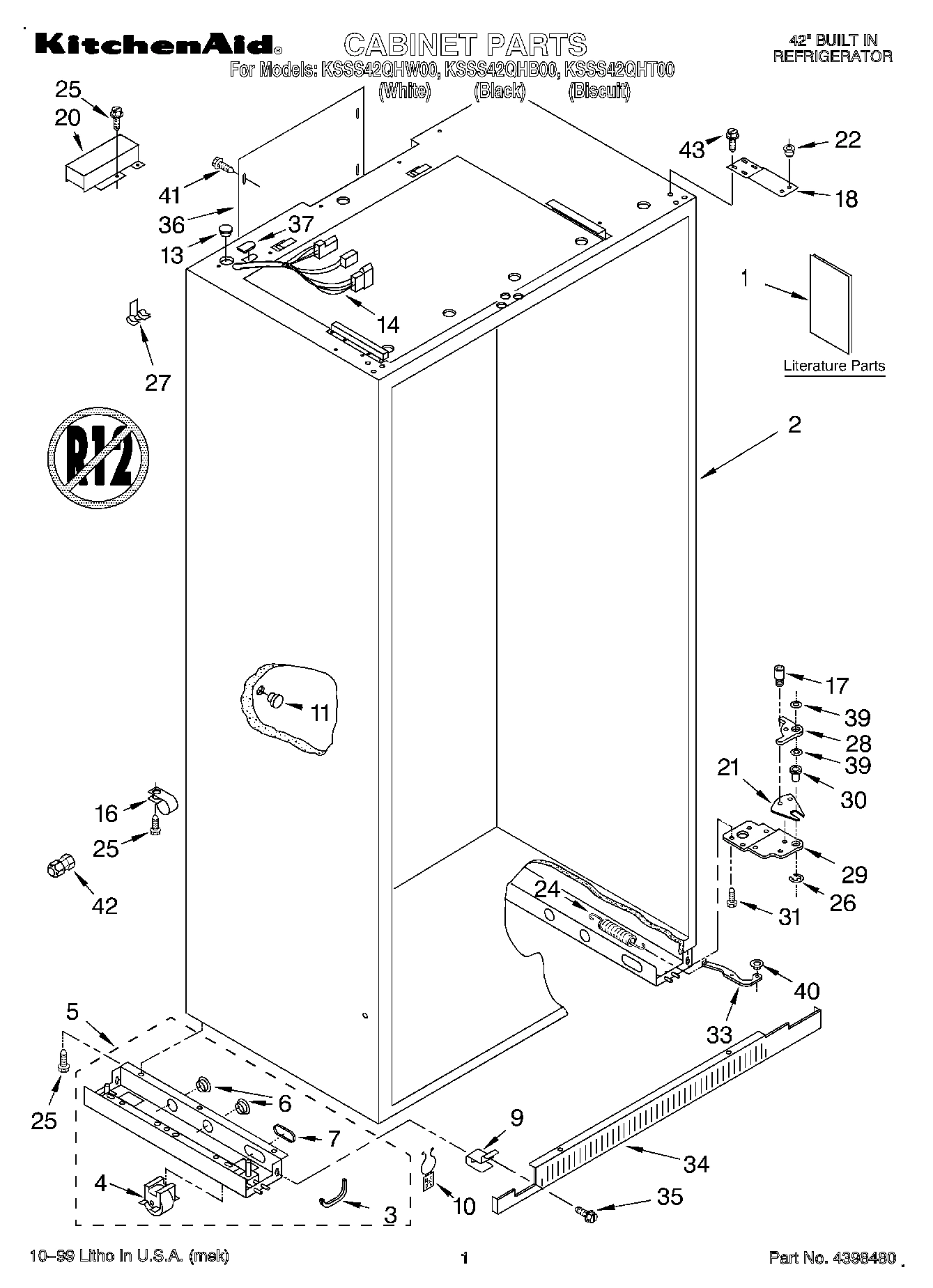 01 - CABINET, LITERATURE