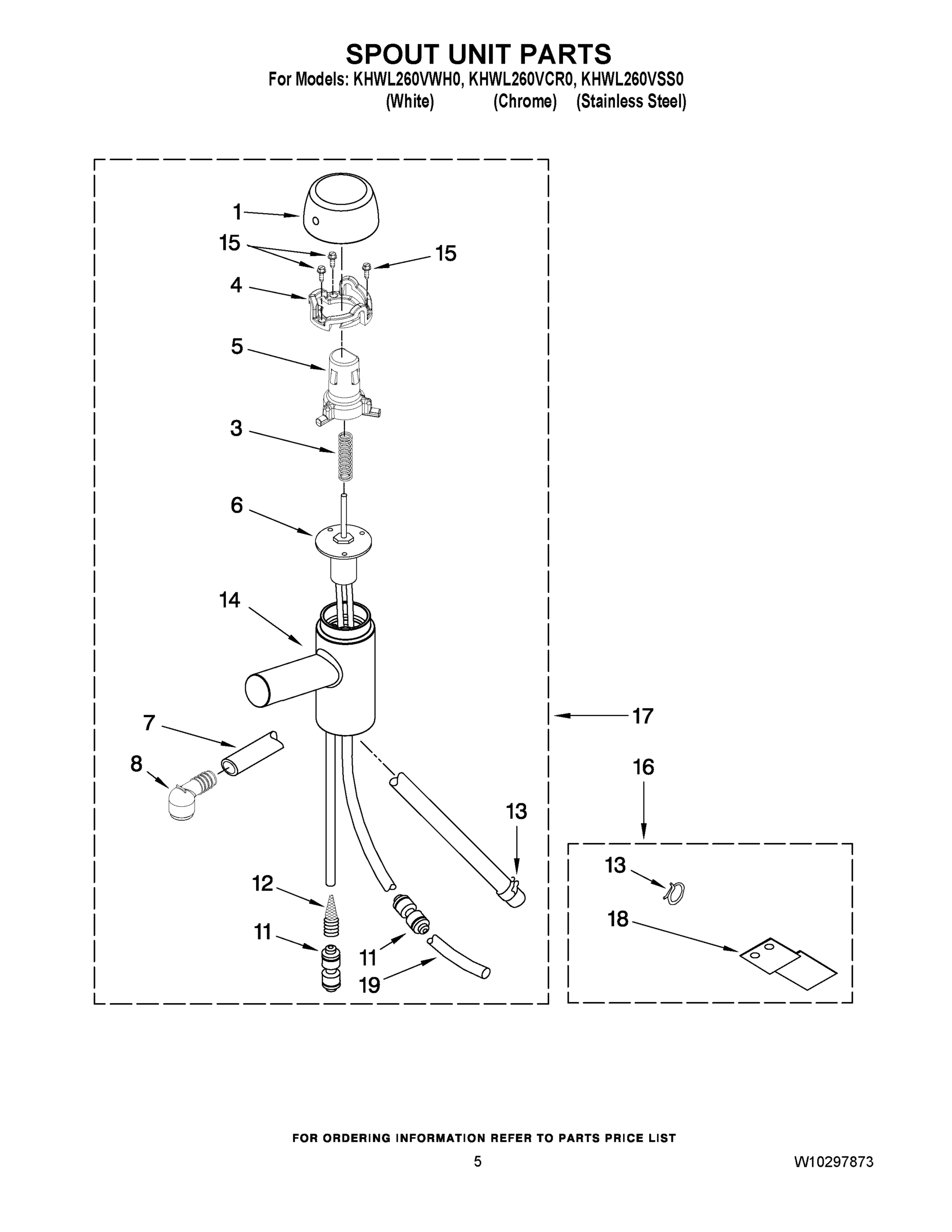 03 - SPOUT UNIT PARTS