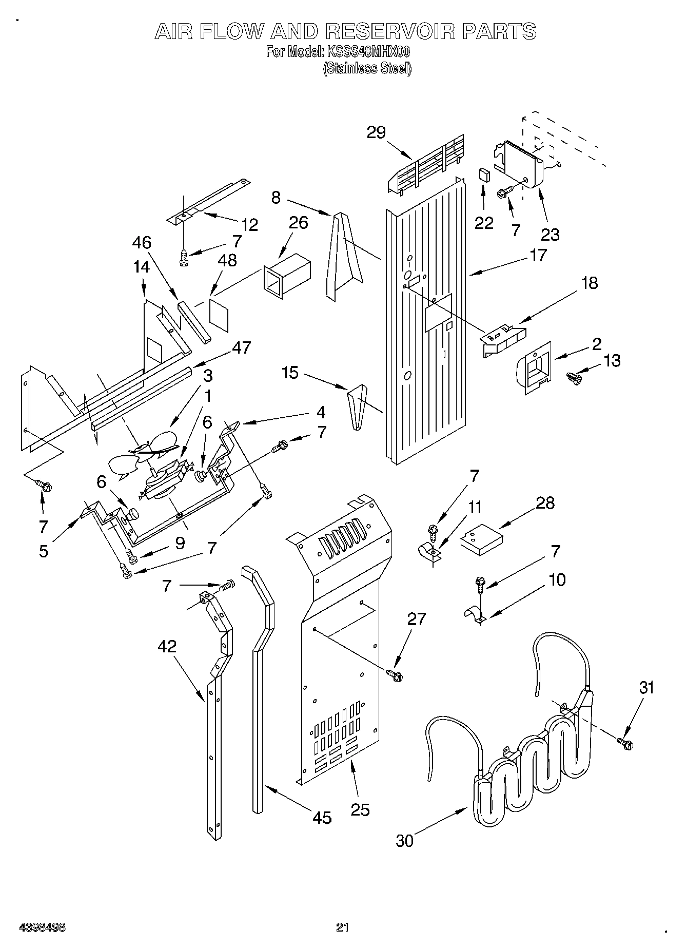 14 - AIR FLOW AND RESERVOIR