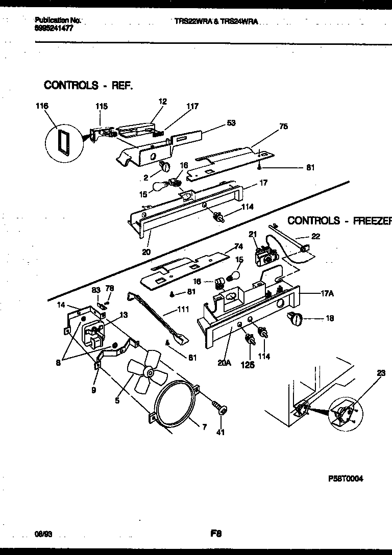 08 - REFRIGERATOR CONTROL ASSEMBLY, DAMP
