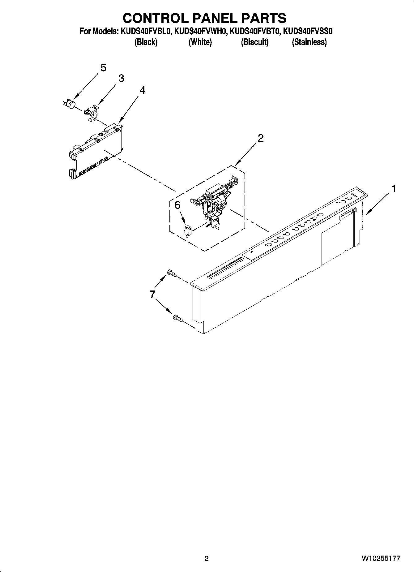 02 - CONTROL PANEL PARTS