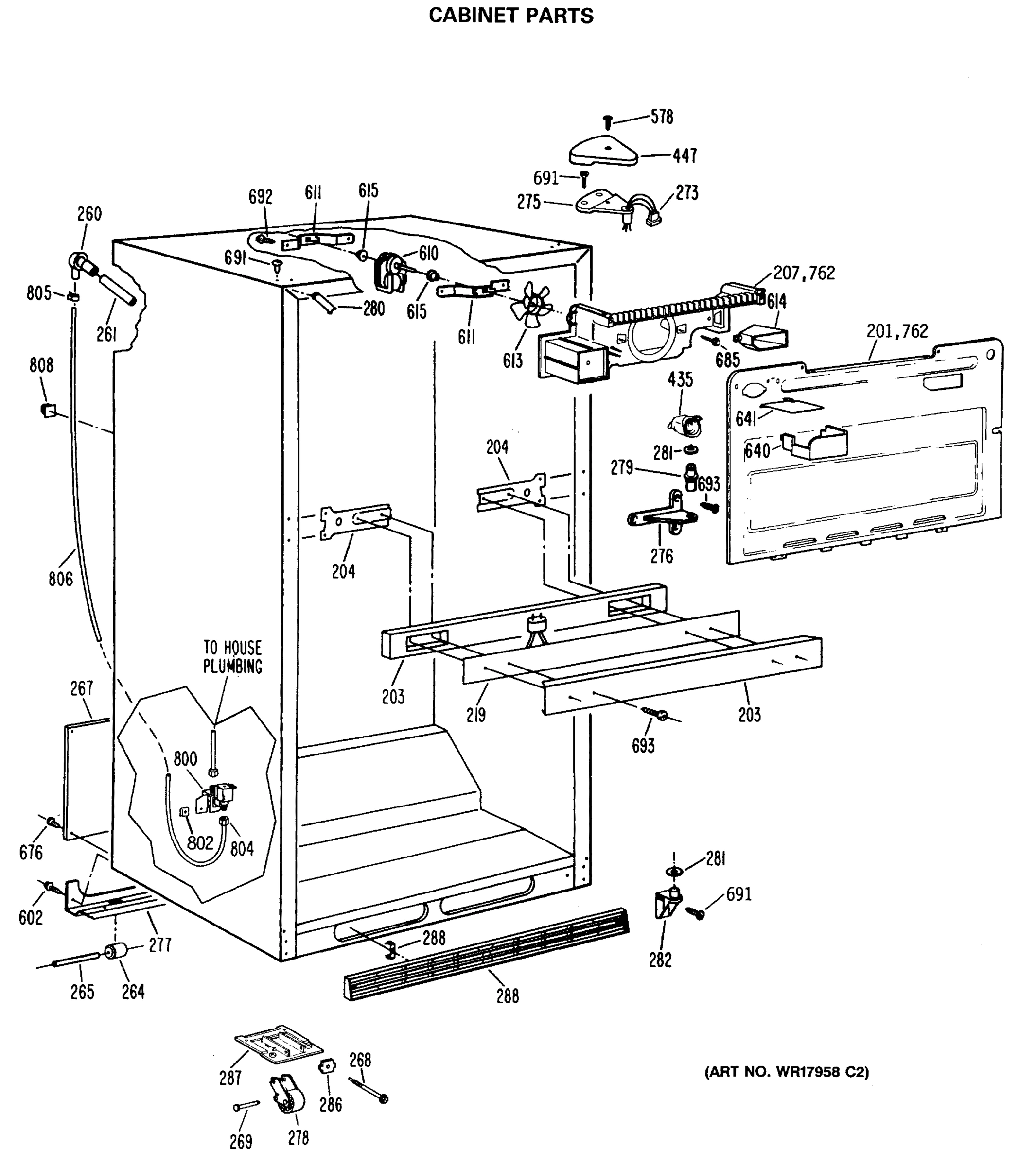 CABINET PARTS
