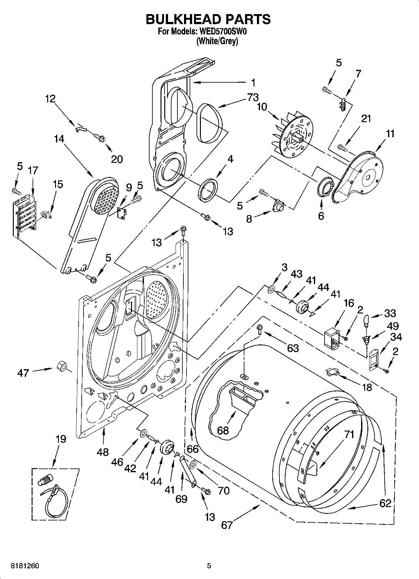 03 - BULKHEAD PARTS, OPTIONAL PARTS (NOT INCLUDED)