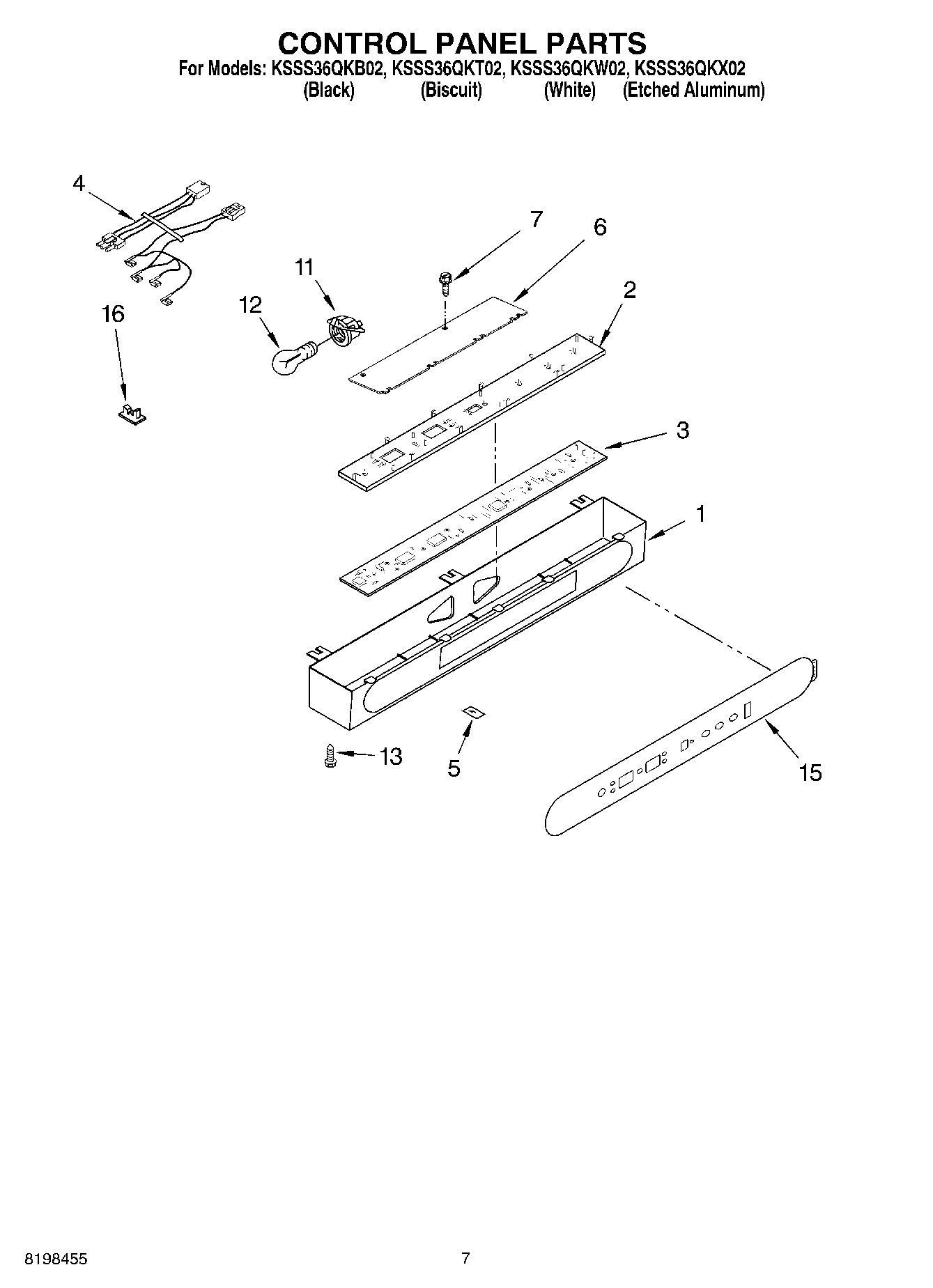 05 - CONTROL PANEL PARTS
