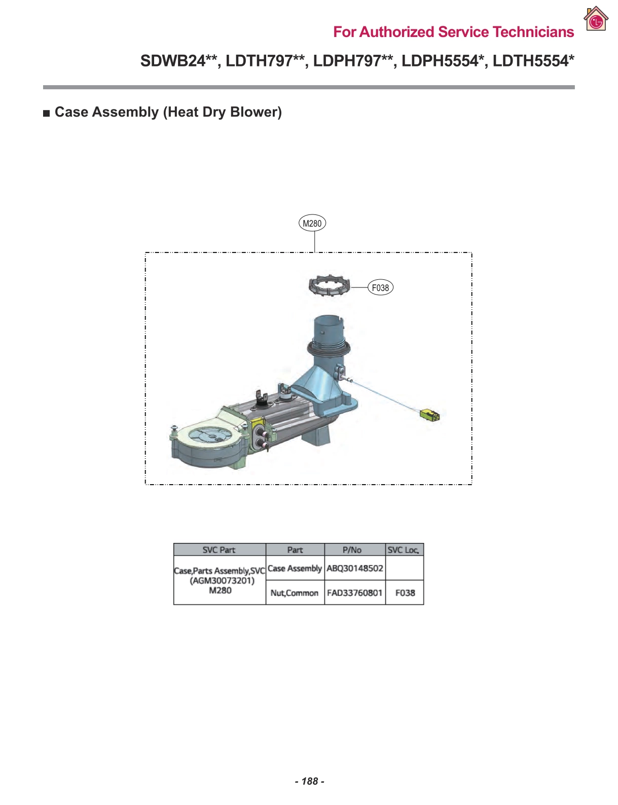 CASE ASSEMBLY (HEAT BLOWER)