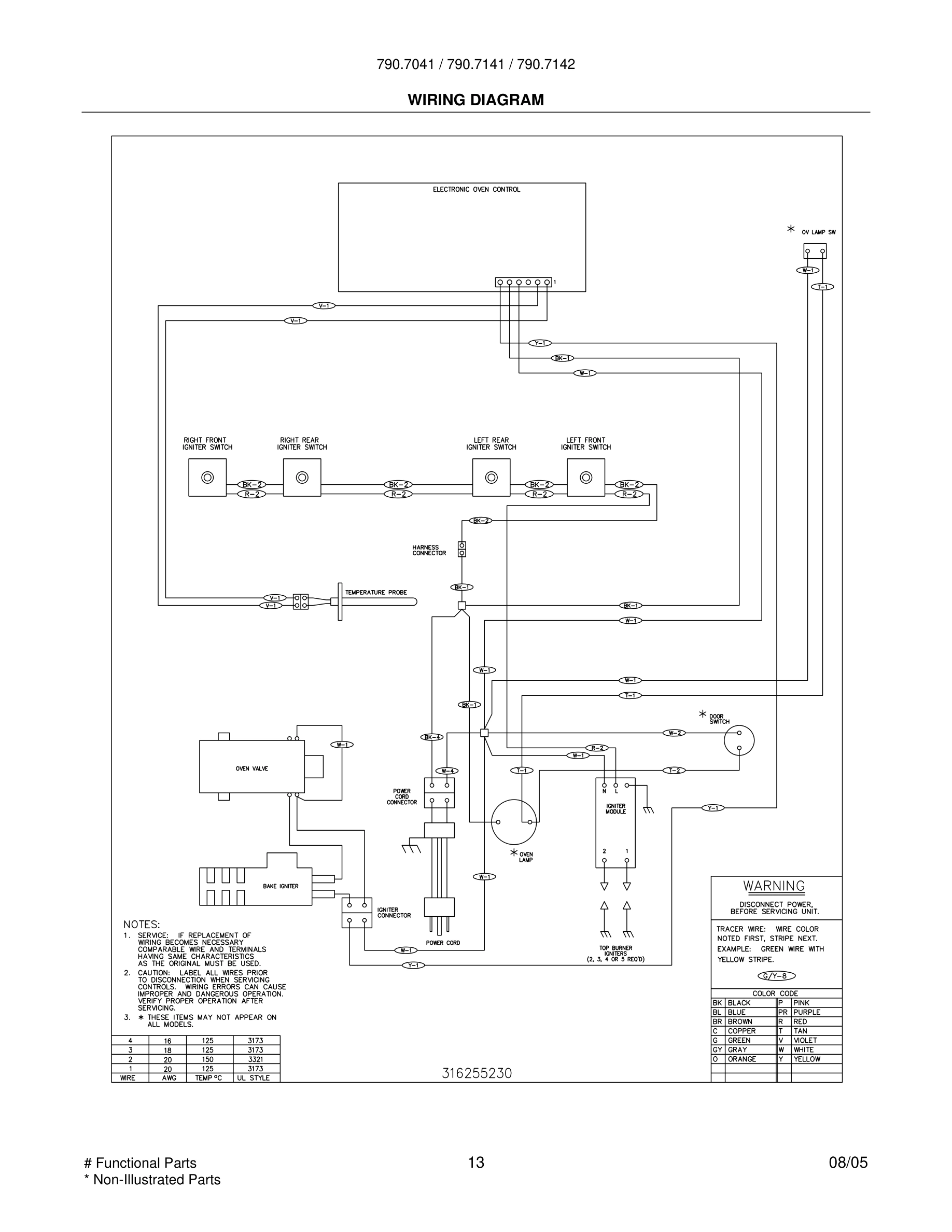 13 - WIRING DIAGRAM