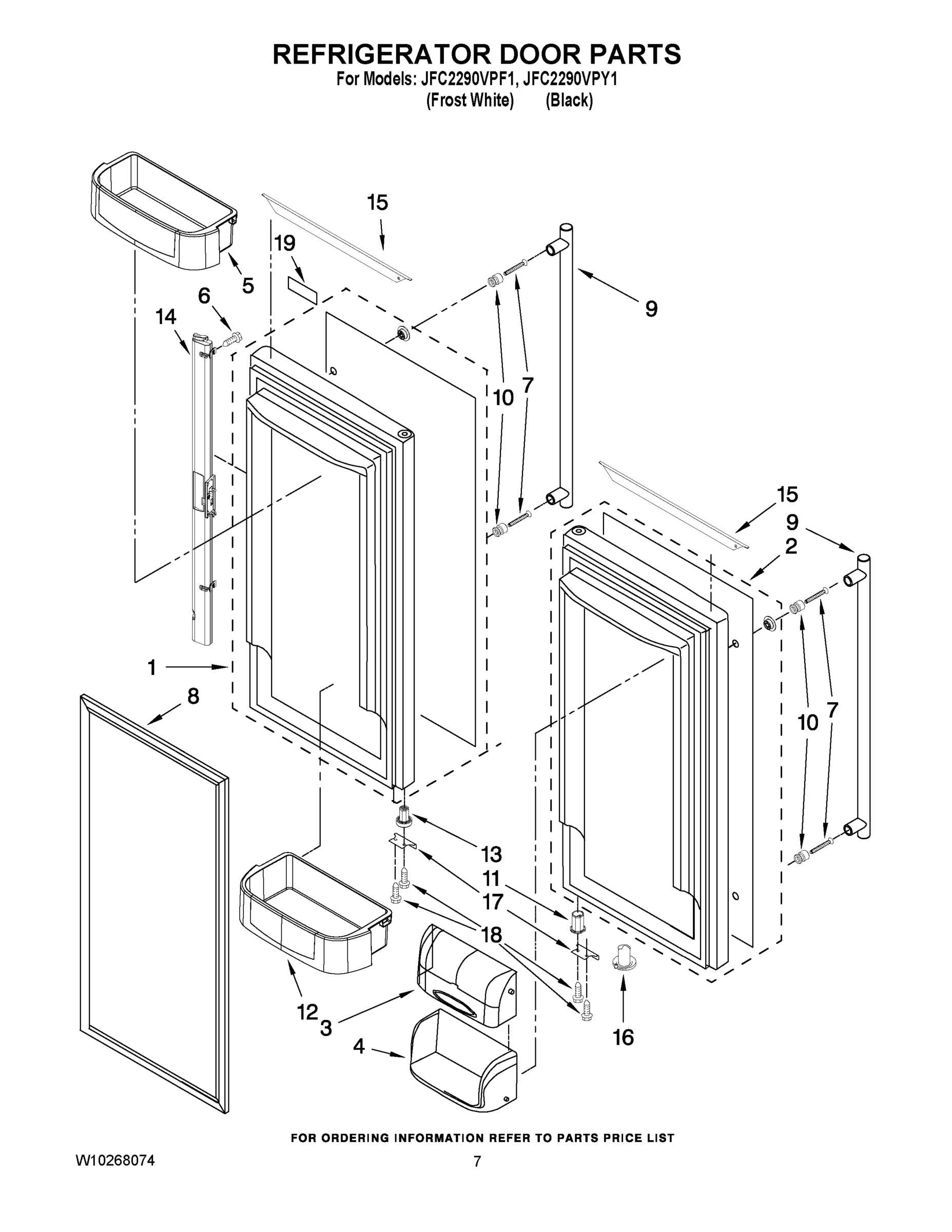 04 - REFRIGERATOR DOOR PARTS
