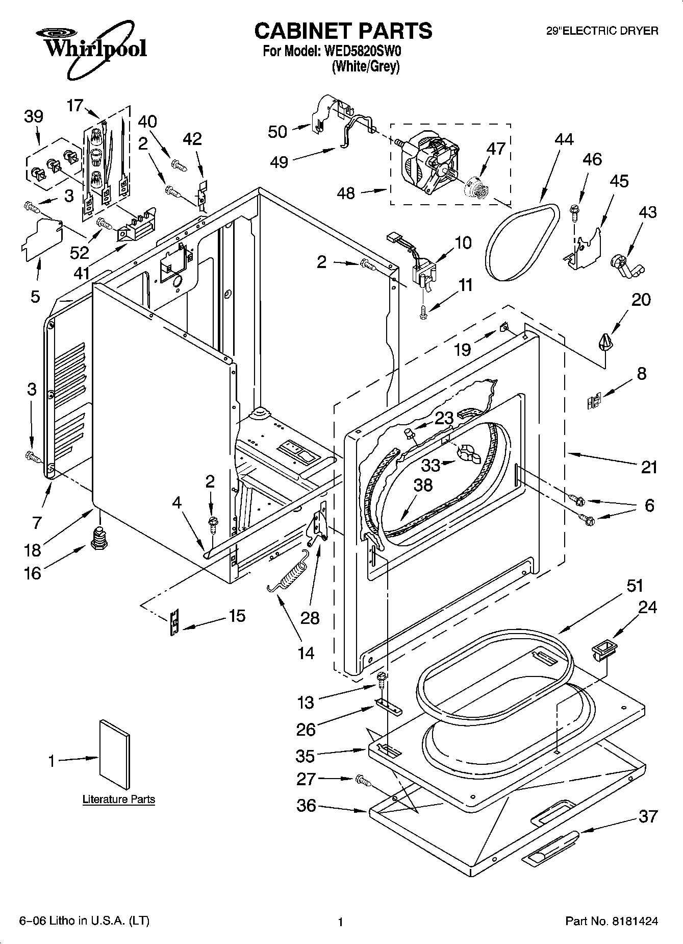 01 - CABINET PARTS