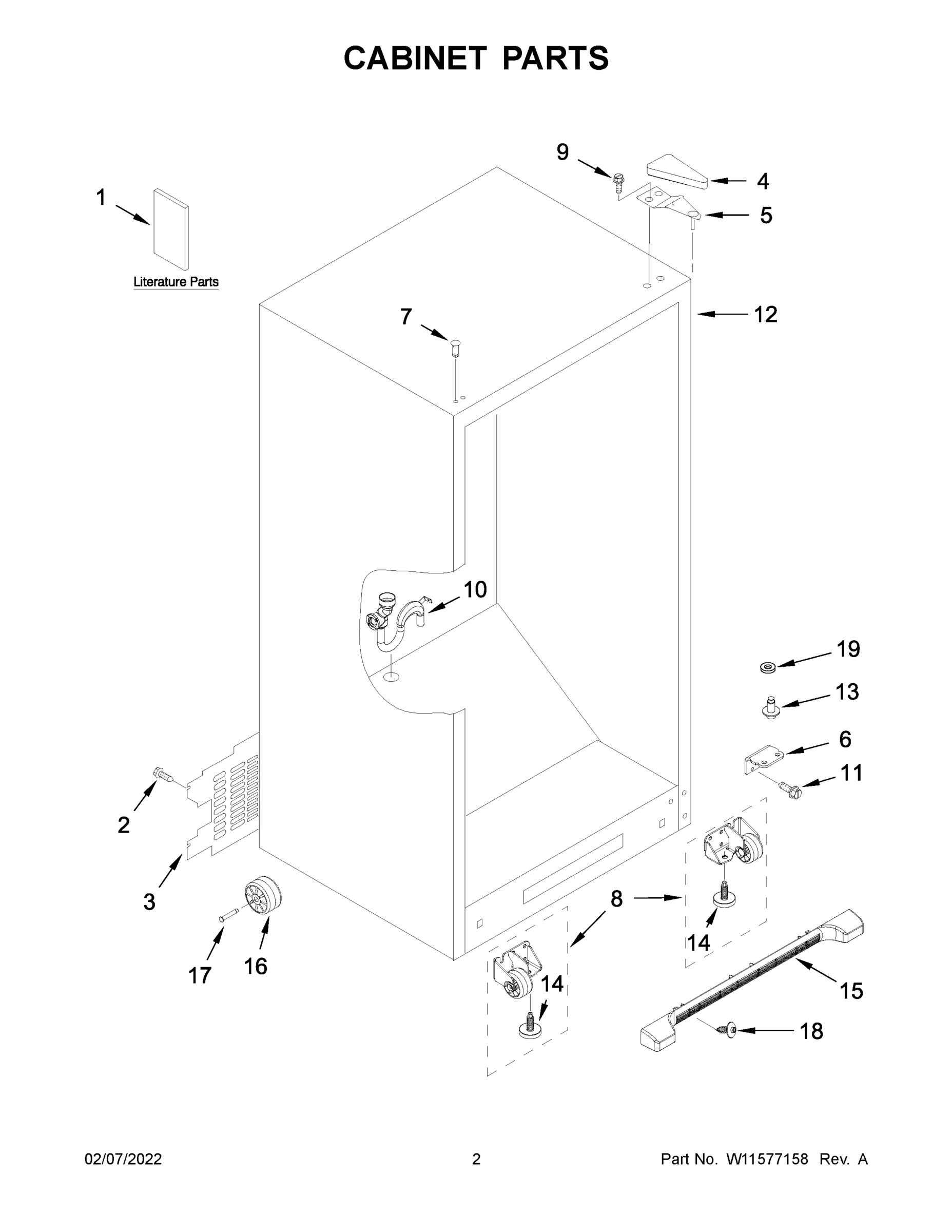 02 - CABINET PARTS