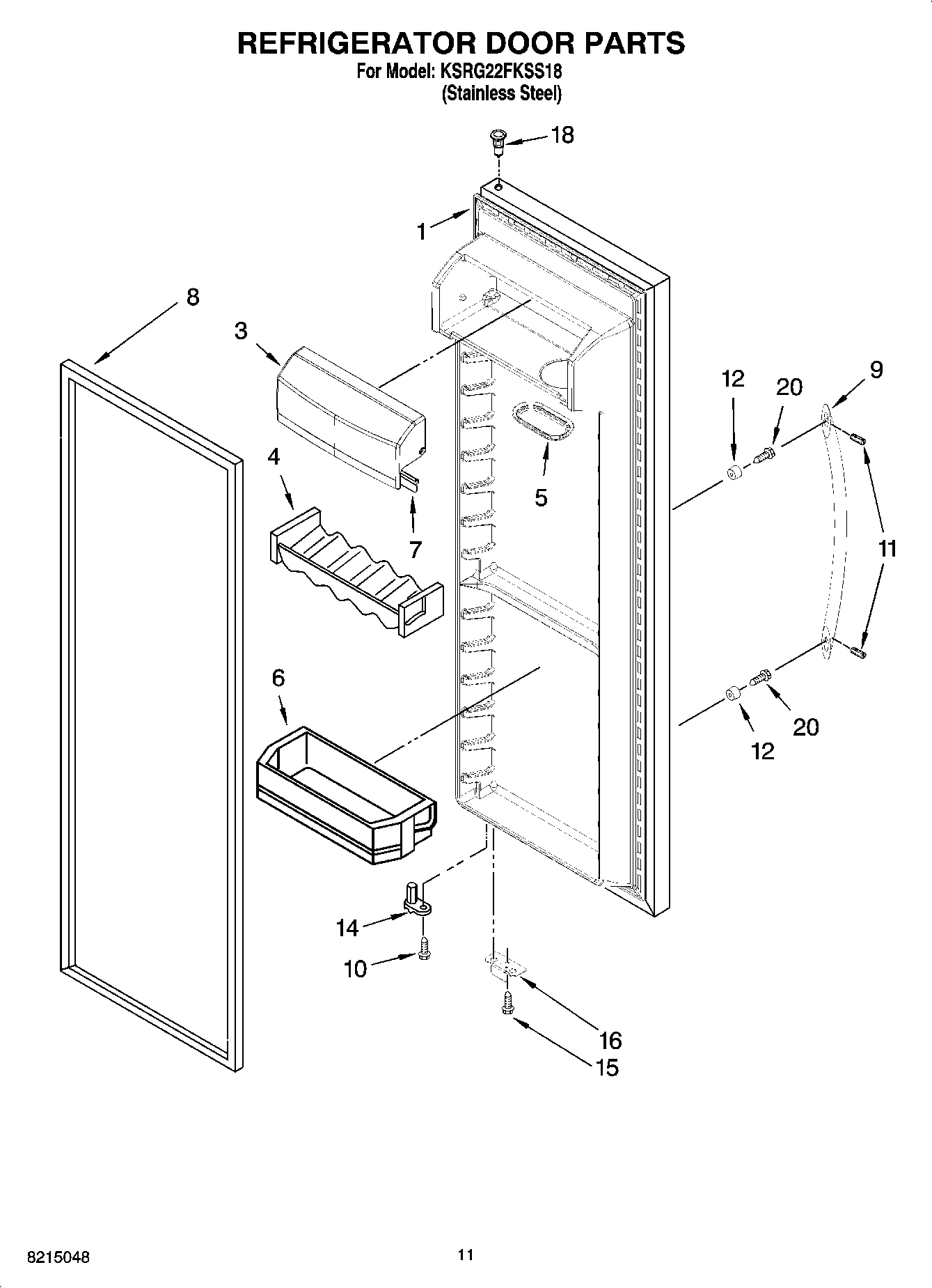 07 - REFRIGERATOR DOOR PARTS