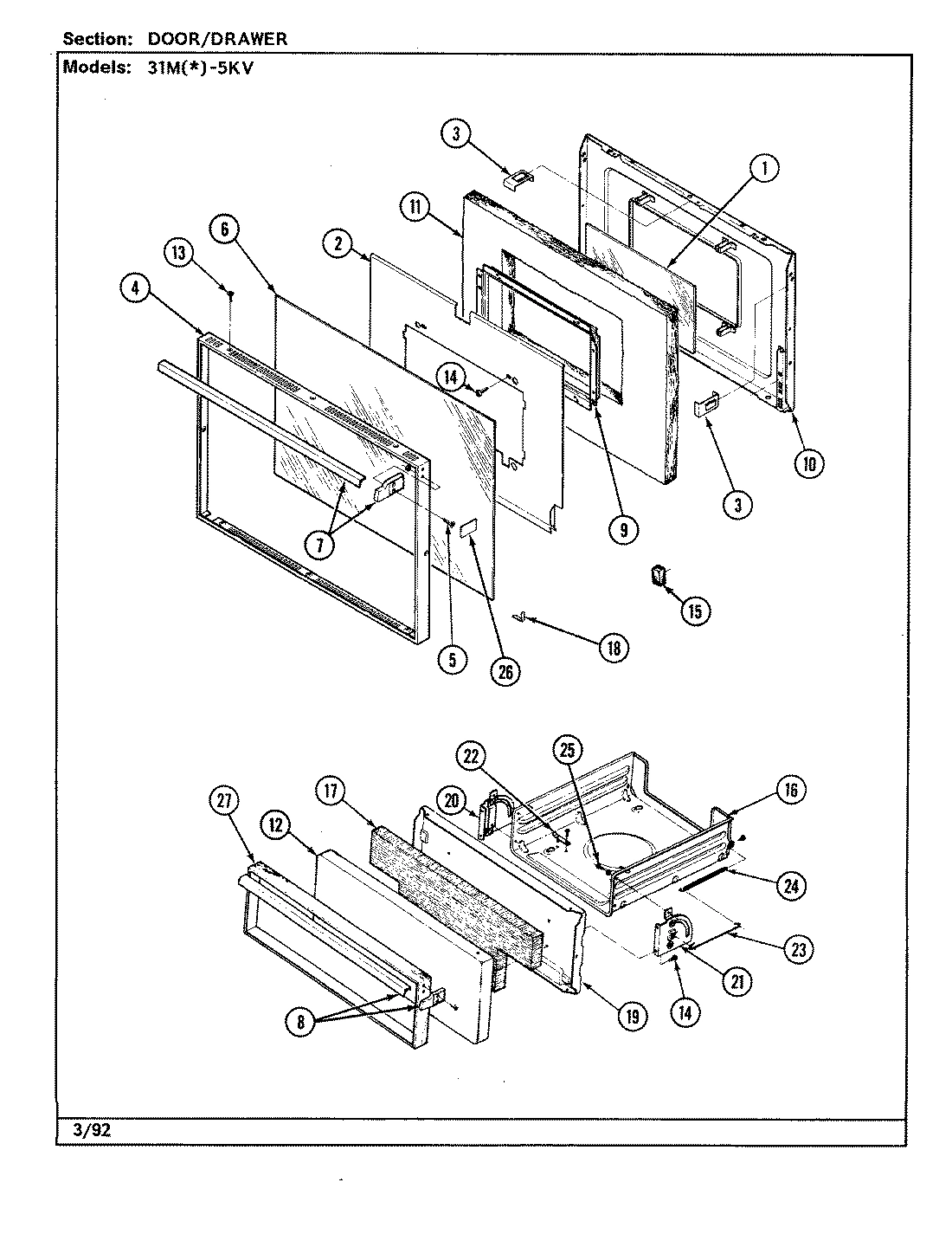 04 - DOOR/DRAWER (31MA-5KV, 31MN-5KV)