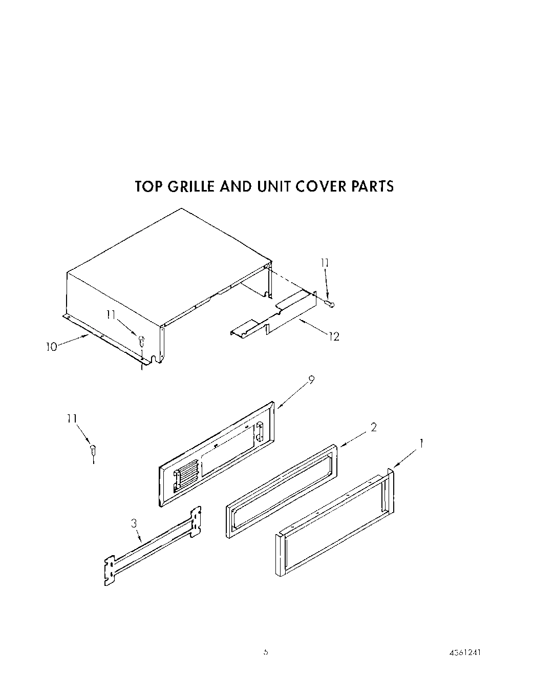 05 - TOP GRILLE AND UNIT COVER