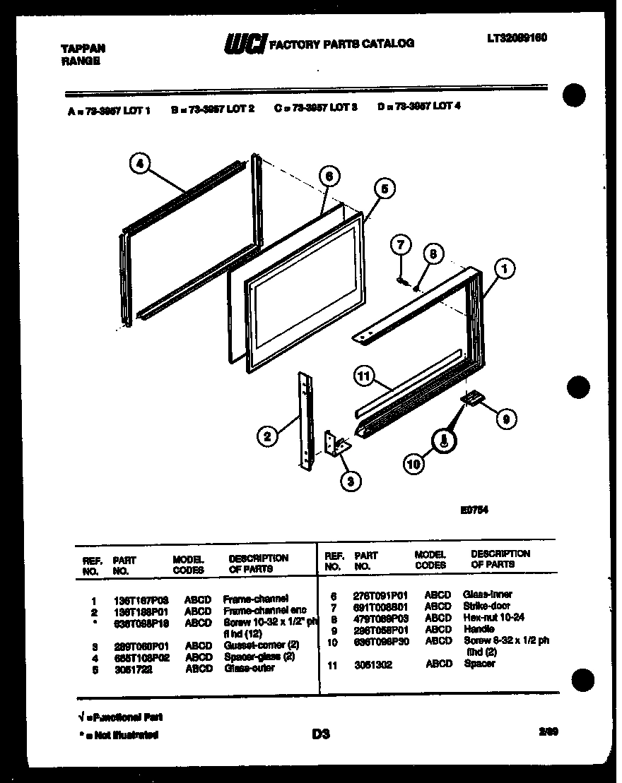 05 - UPPER OVEN DOOR PARTS