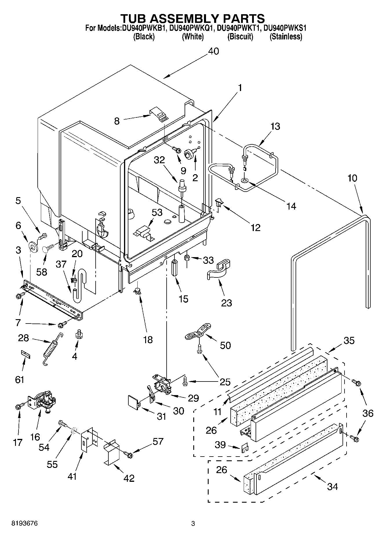 03 - TUB ASSEMBLY