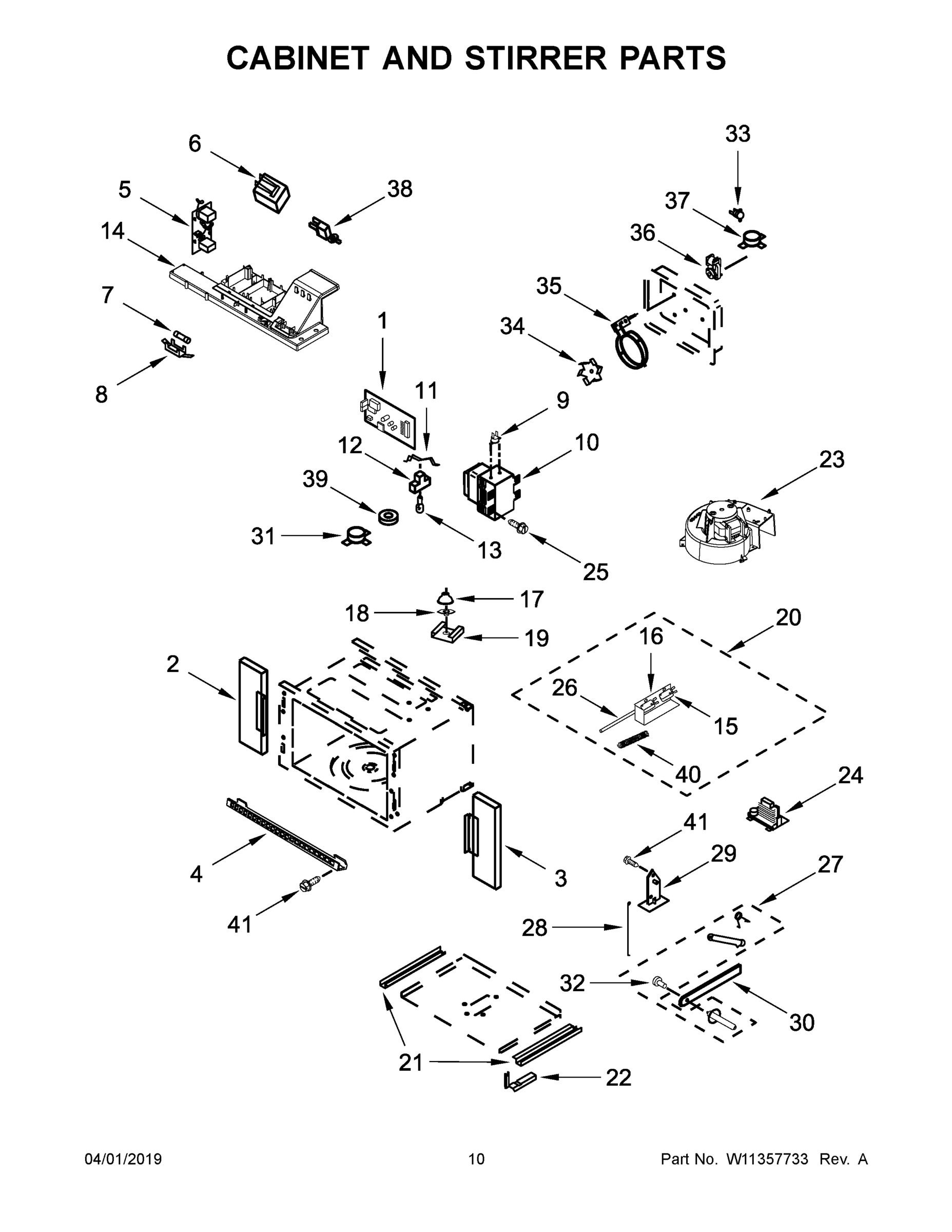 06 - CABINET AND STIRRER PARTS
