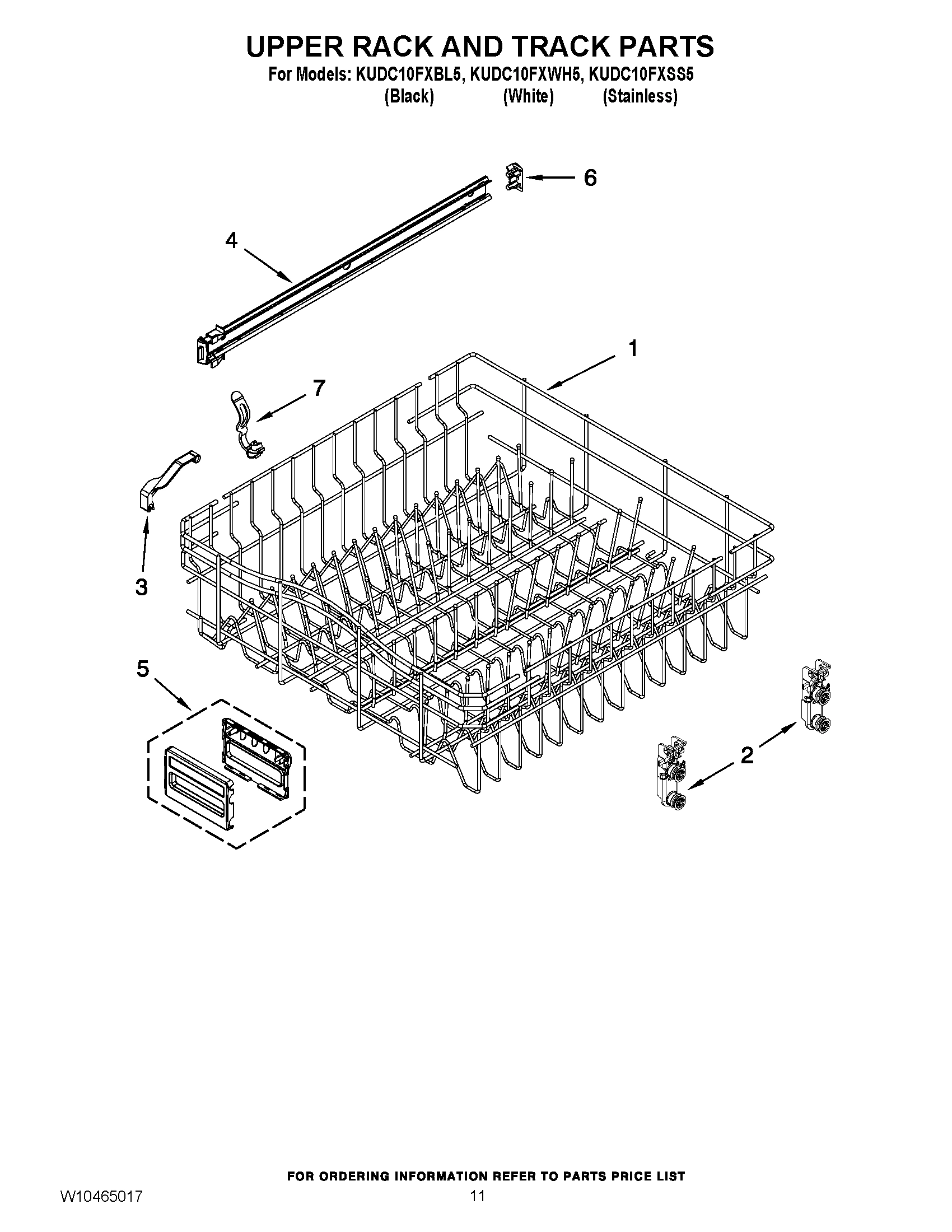 09 - UPPER RACK AND TRACK PARTS
