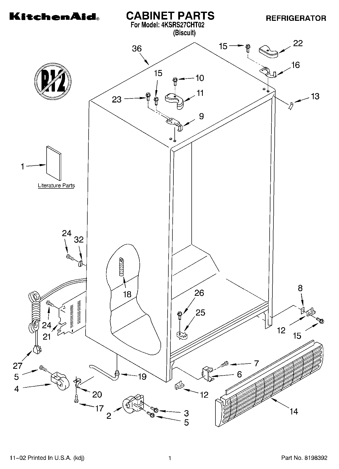 01 - CABINET, LITERATURE