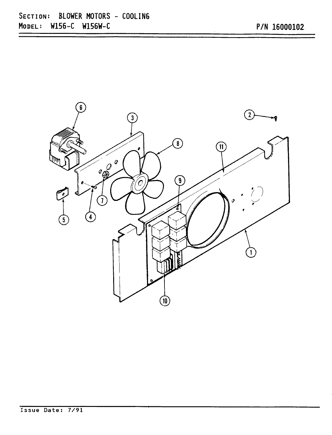 02 - BLOWER MOTOR-COOLING (W156-C & W156W-C)