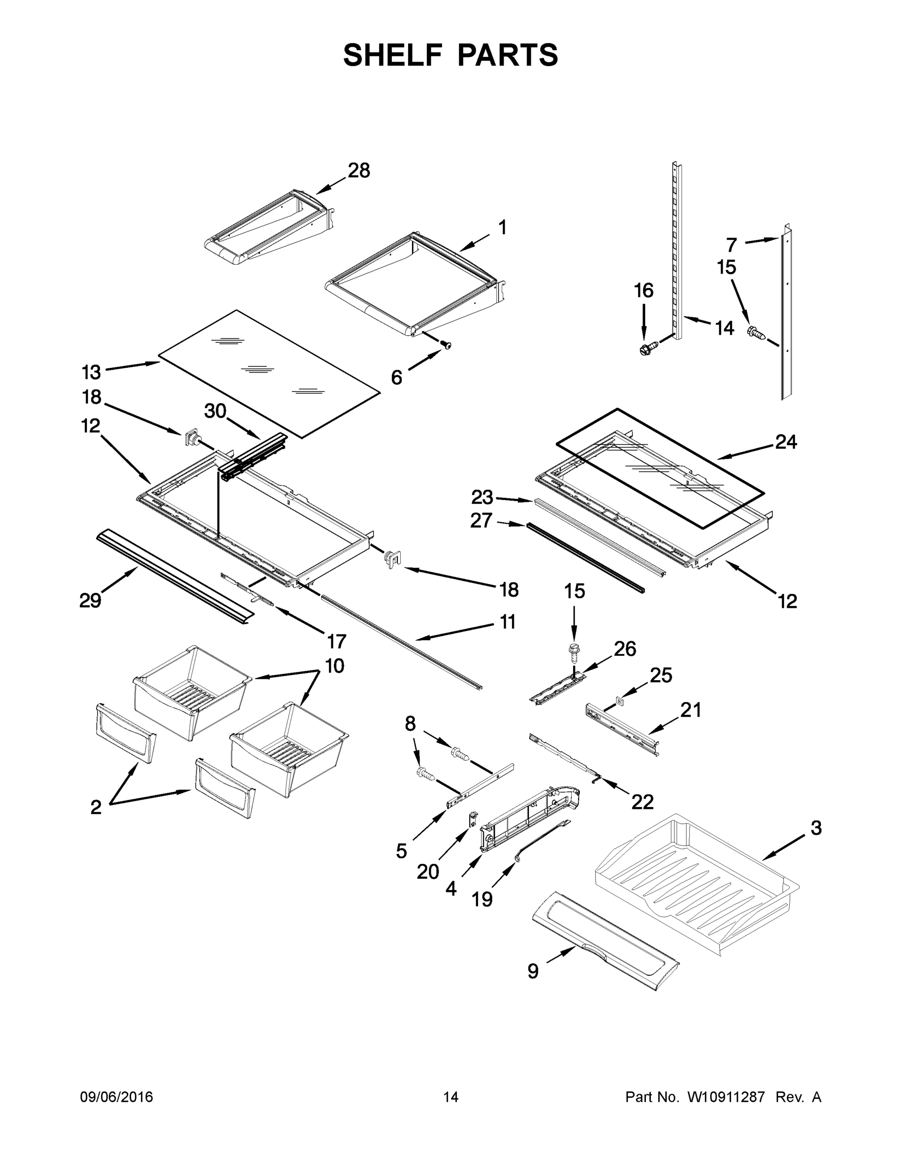 08 - SHELF PARTS