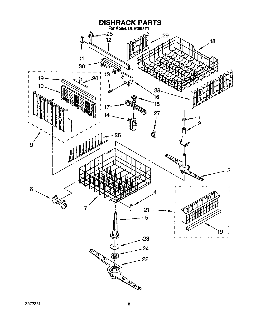 06 - DISHRACK, LIT/OPTIONAL