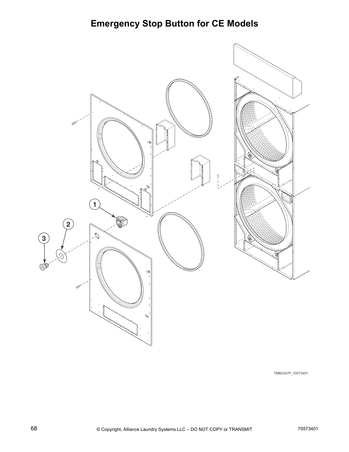Emergency Stop Button for CE Models