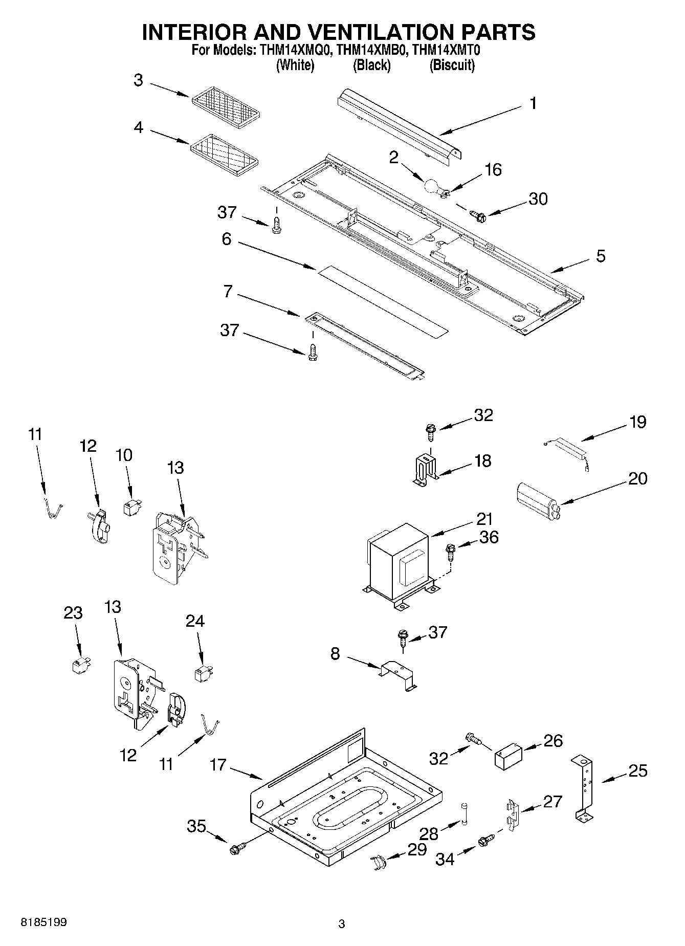 03 - INTERIOR AND VENTILATION PARTS