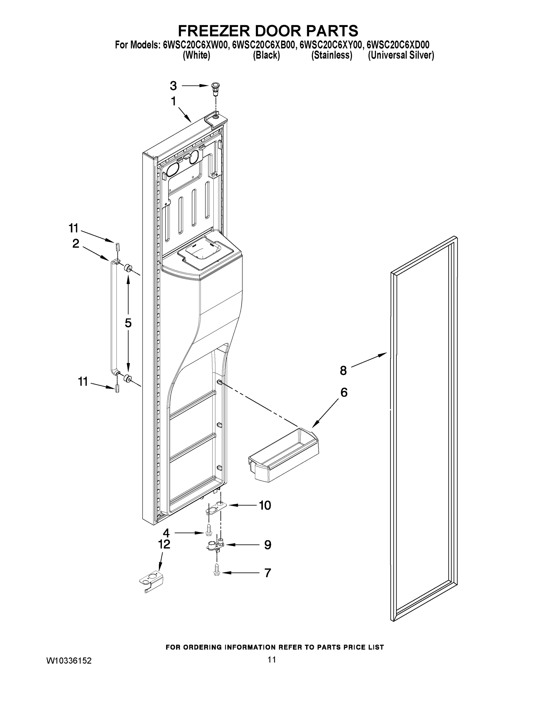 07 - FREEZER DOOR PARTS