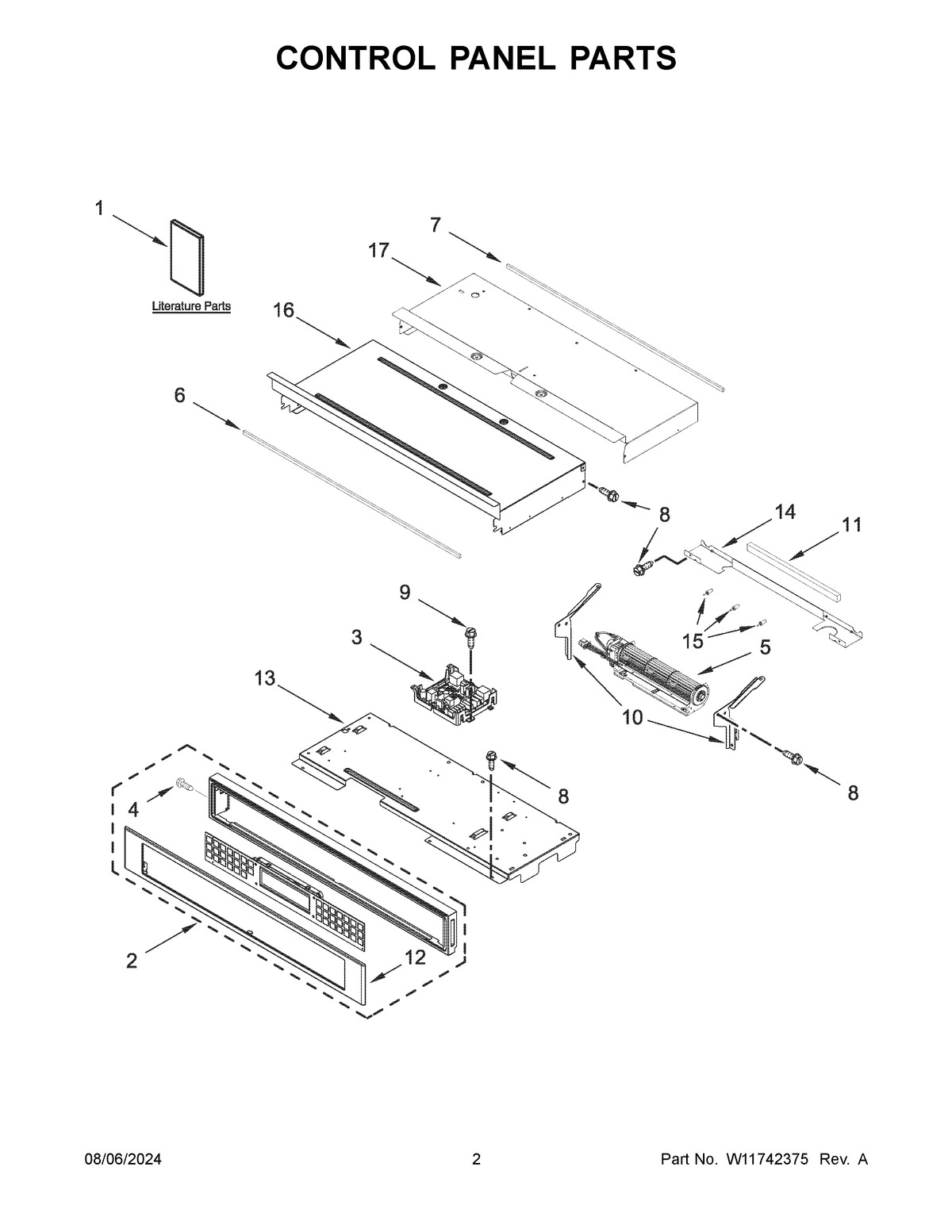 02 - CONTROL PANEL PARTS
