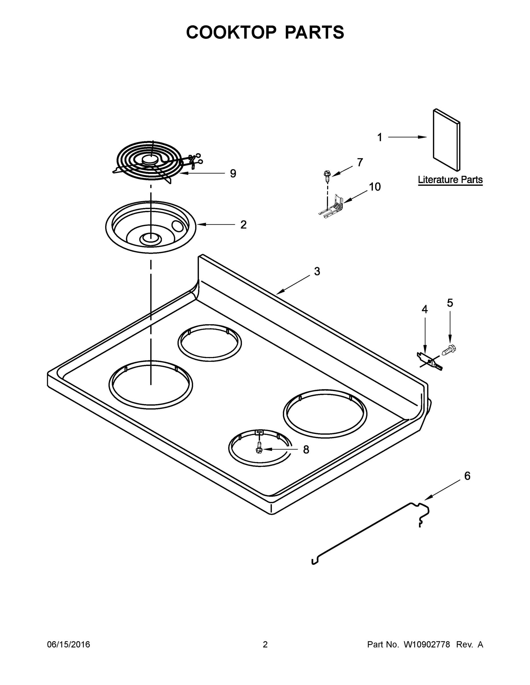 02 - COOKTOP PARTS